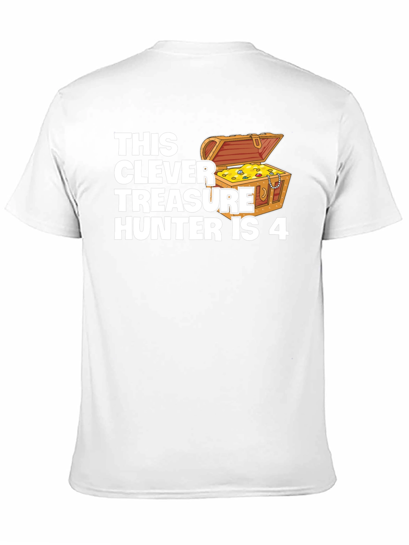 Clever Treasure Hunter Birthday T-Shirt - Age 4