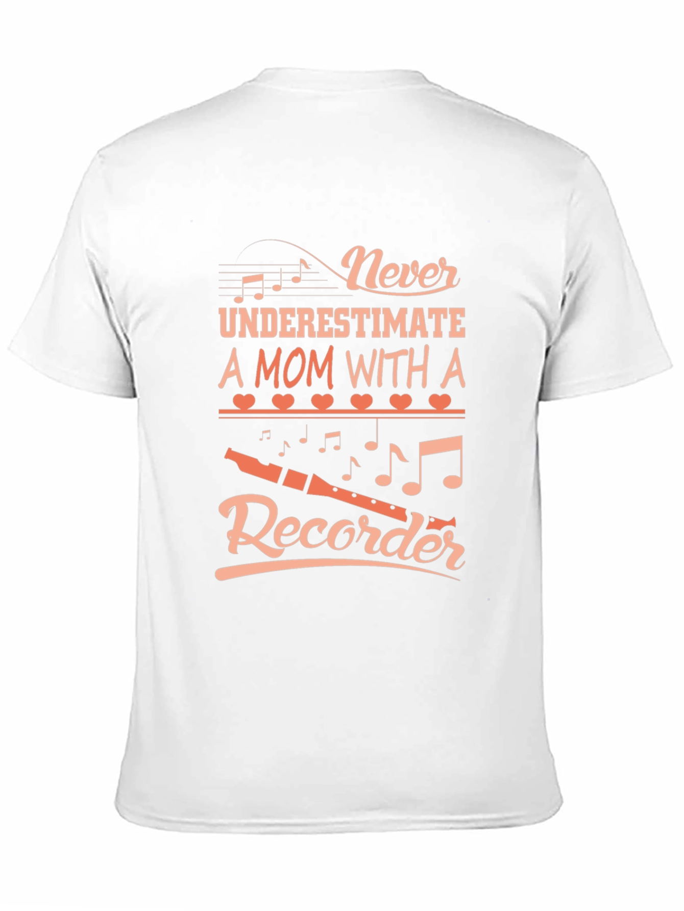 Never Underestimate Mom Recorder Graphic Tee