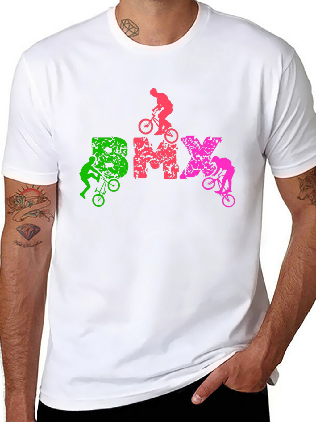 BMX Stunt Bike T-Shirt - Black