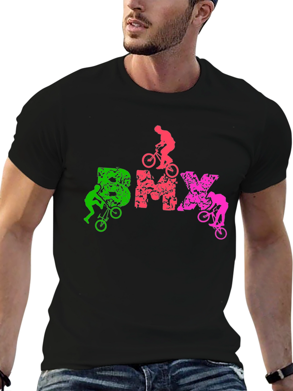 BMX Stunt Bike T-Shirt - Black