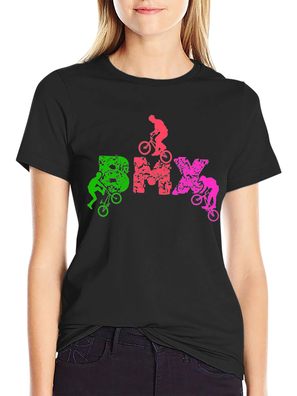 BMX Stunt Bike T-Shirt - Black