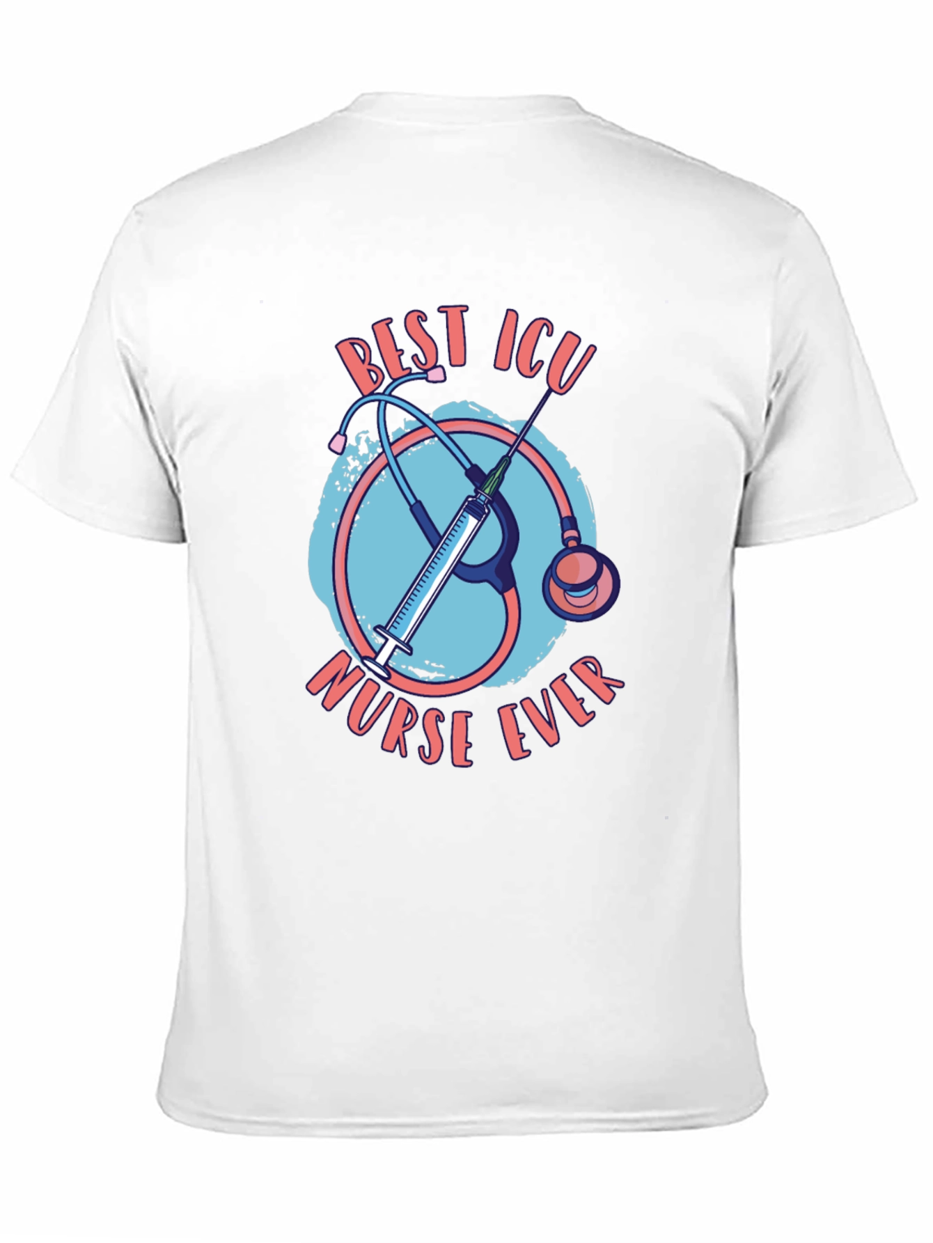 Best ICU Nurse Ever Black T-Shirt