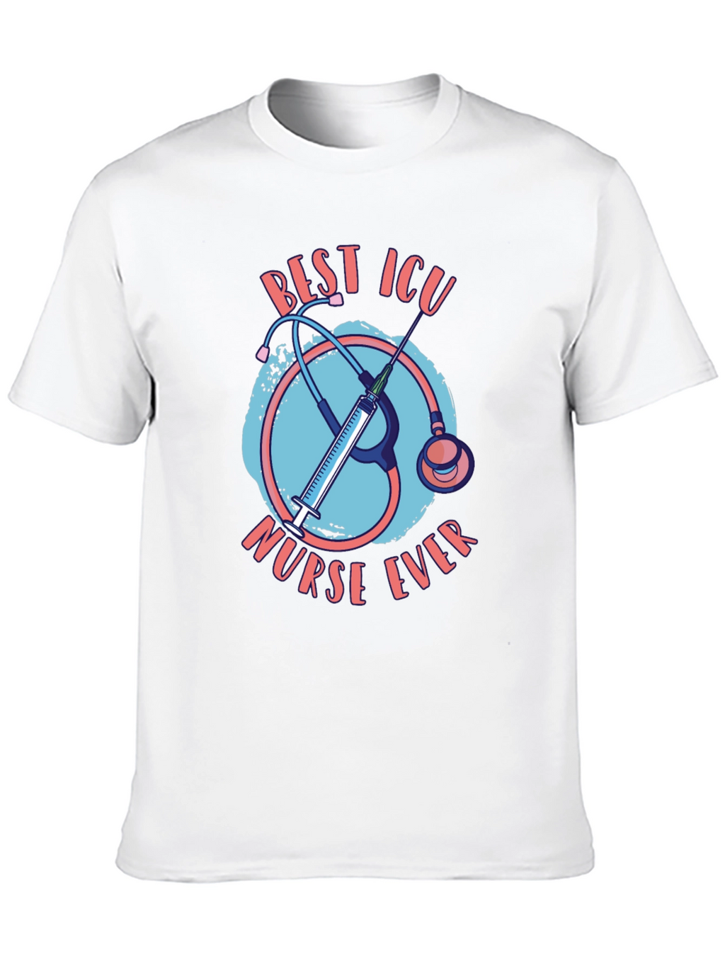 Best ICU Nurse Ever Black T-Shirt