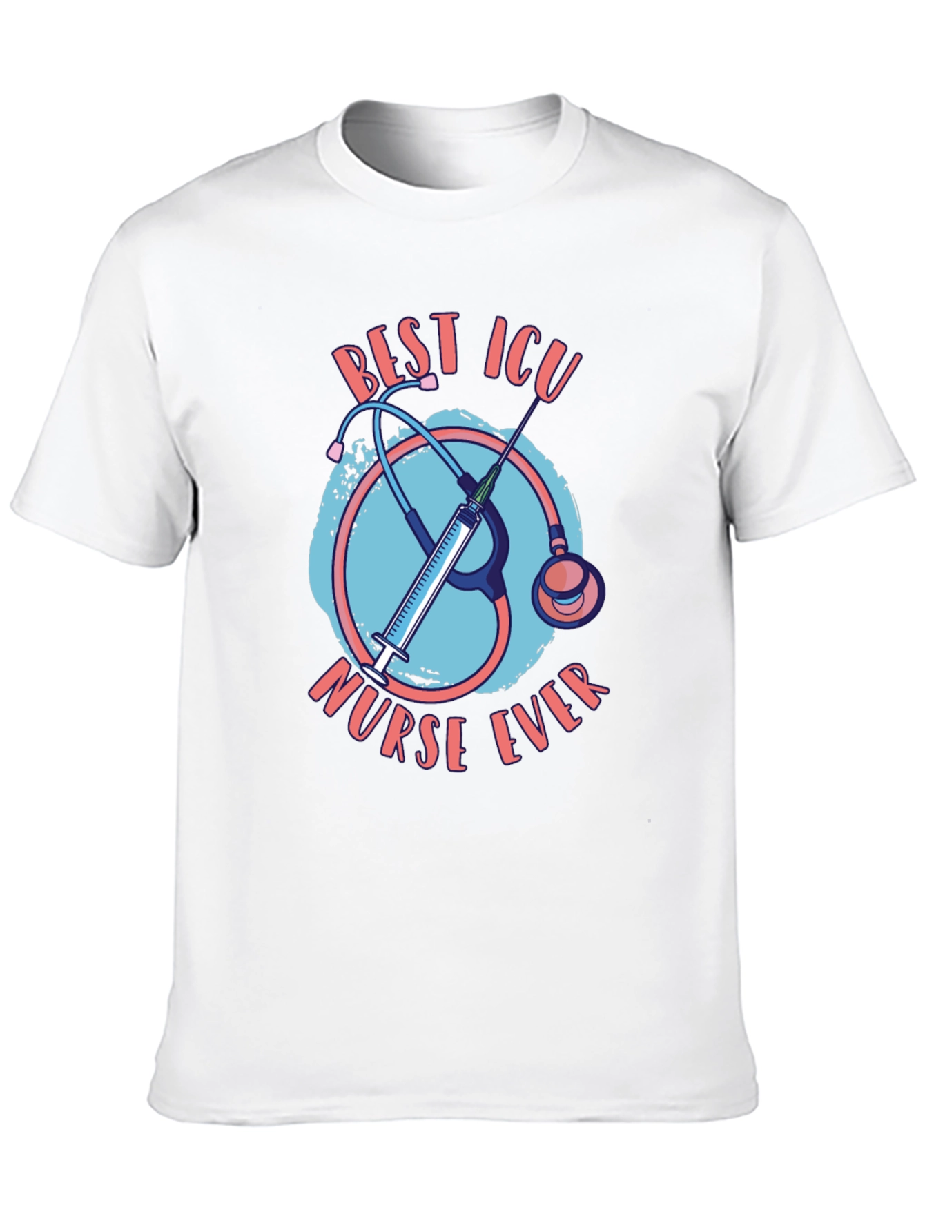 Best ICU Nurse Ever Black T-Shirt