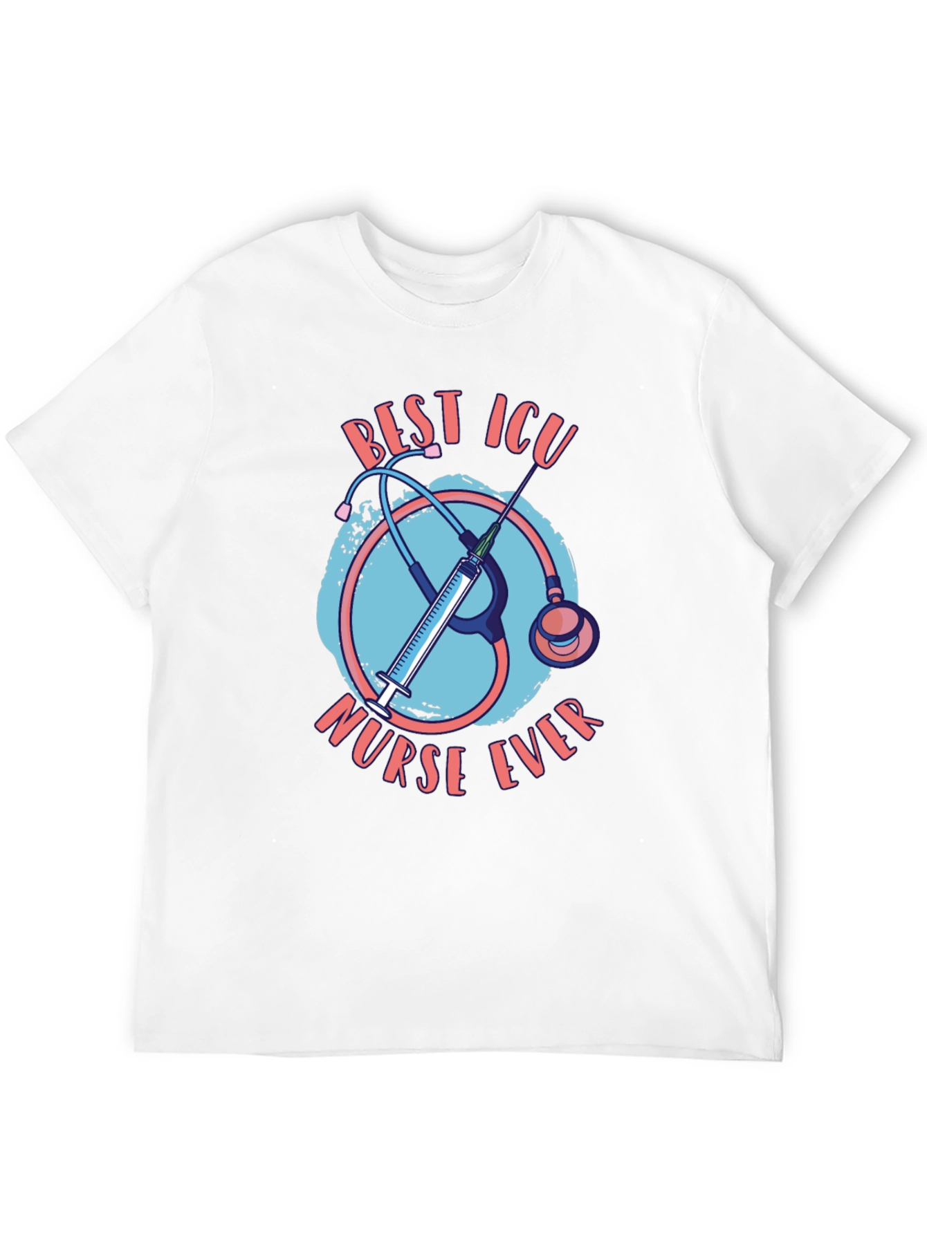 Best ICU Nurse Ever Black T-Shirt