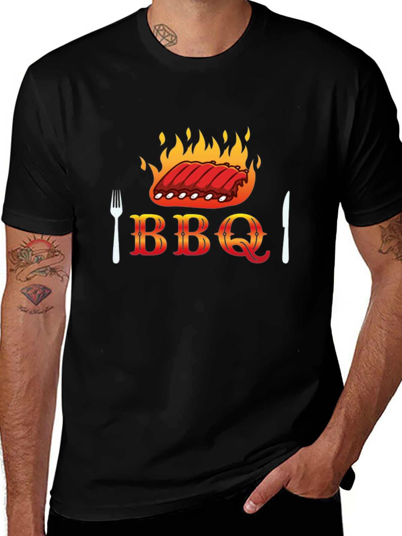 BBQ Ribs T-Shirt - Grilling Season Apparel