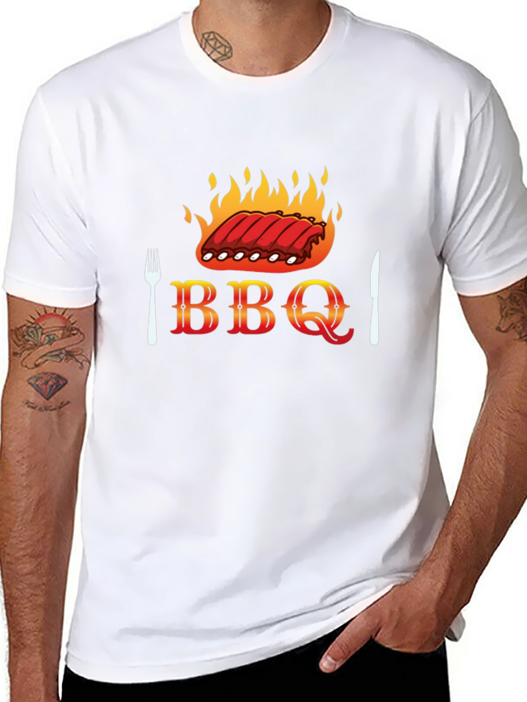 BBQ Ribs T-Shirt - Grilling Season Apparel
