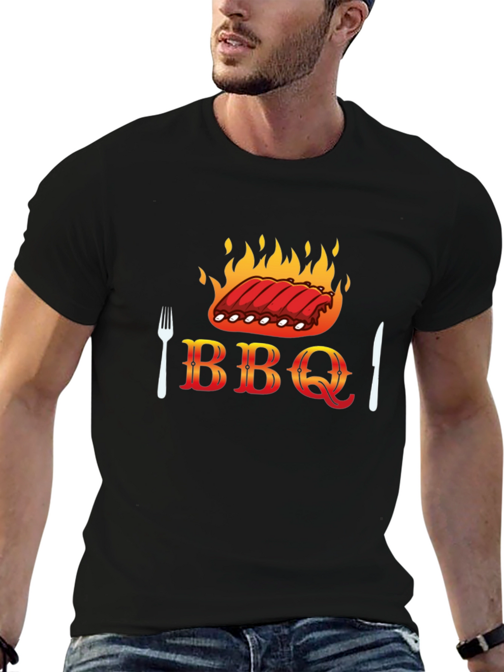 BBQ Ribs T-Shirt - Grilling Season Apparel