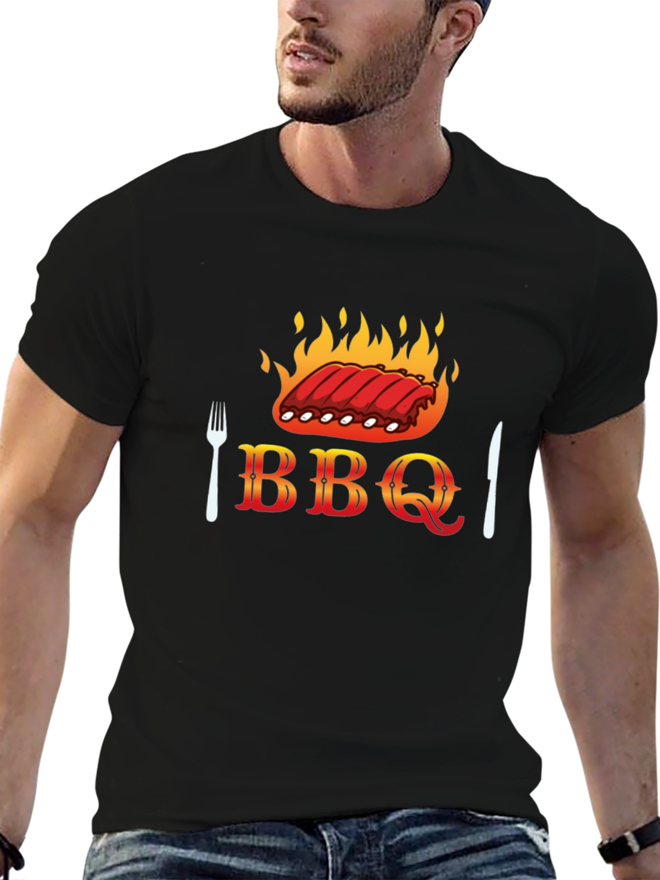 BBQ Ribs T-Shirt - Grilling Season Apparel