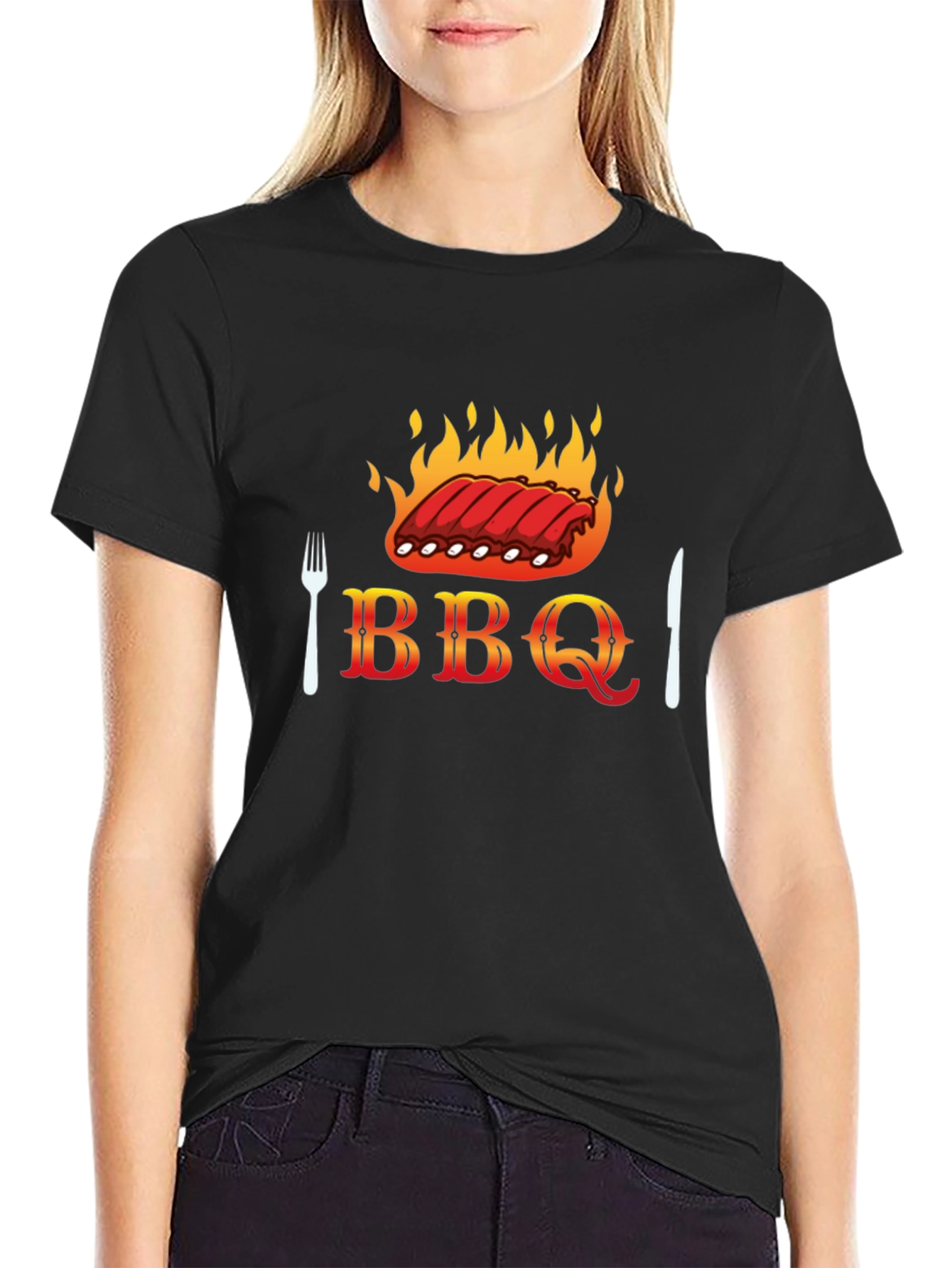 BBQ Ribs T-Shirt - Grilling Season Apparel