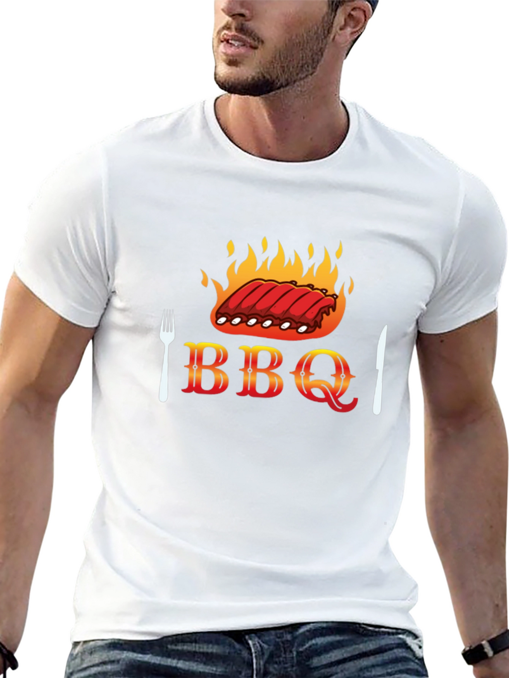 BBQ Ribs T-Shirt - Grilling Season Apparel