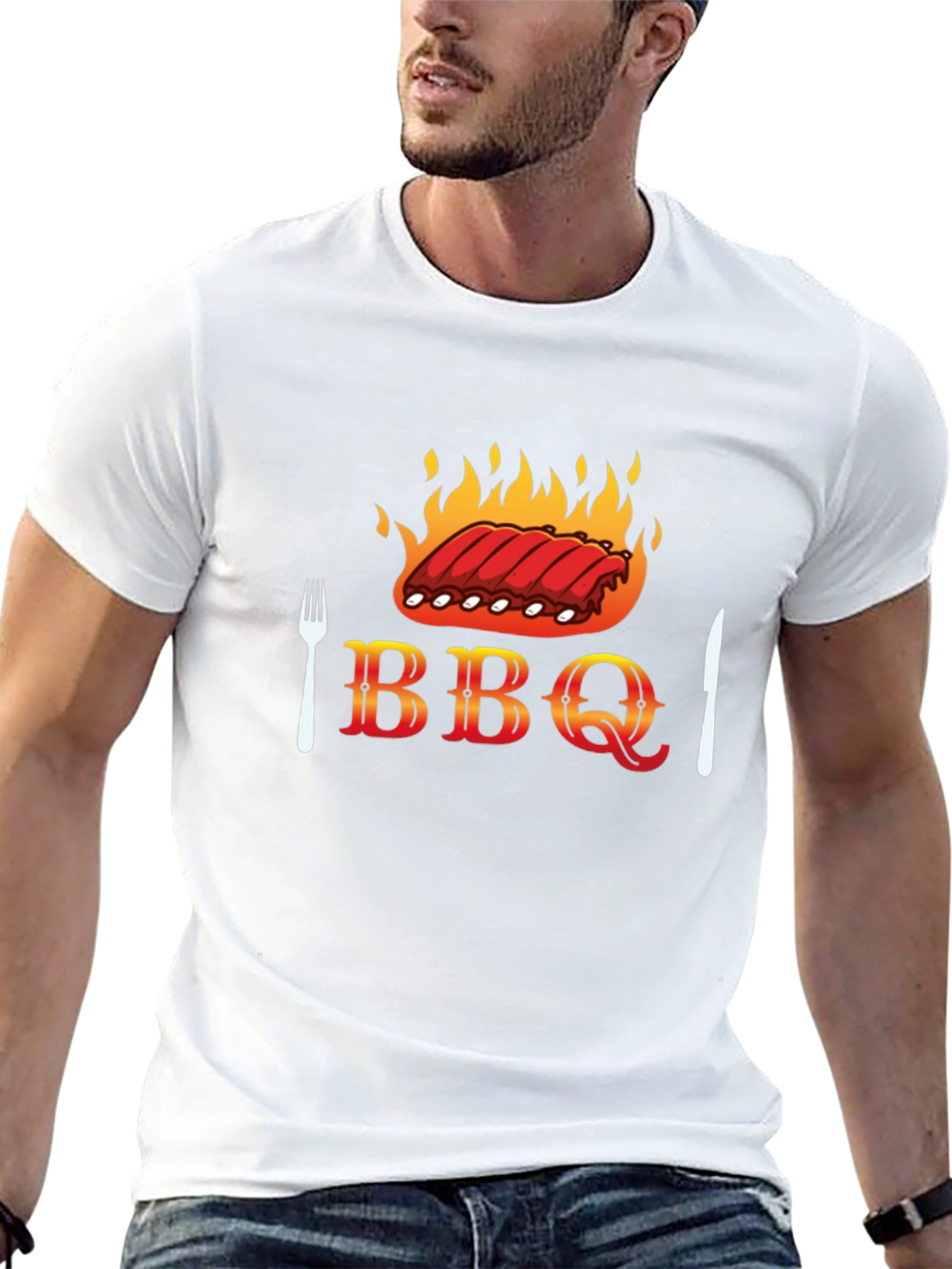BBQ Ribs T-Shirt - Grilling Season Apparel