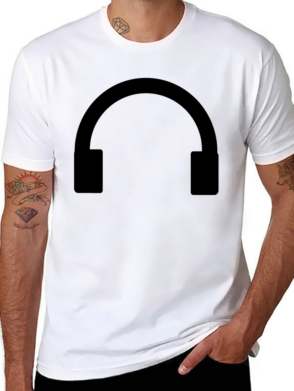 Cool Headphones Graphic T-Shirt