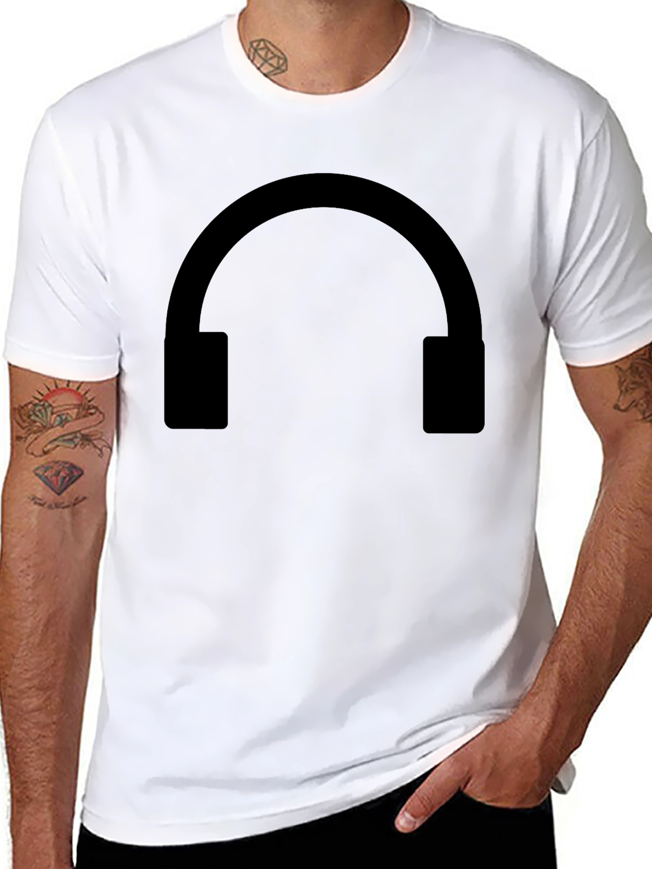 Cool Headphones Graphic T-Shirt