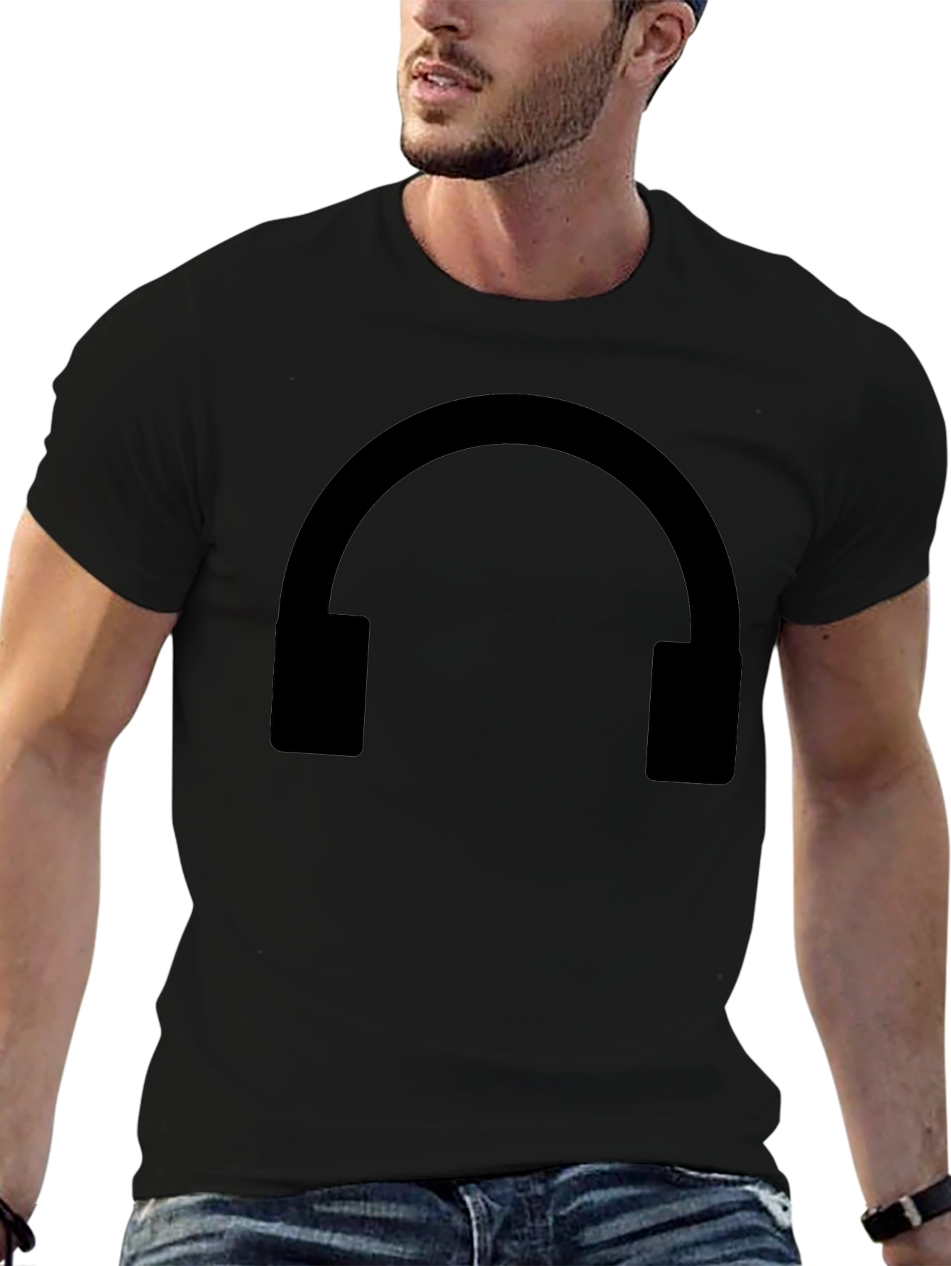 Cool Headphones Graphic T-Shirt
