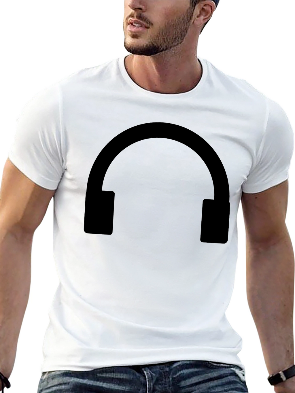 Cool Headphones Graphic T-Shirt