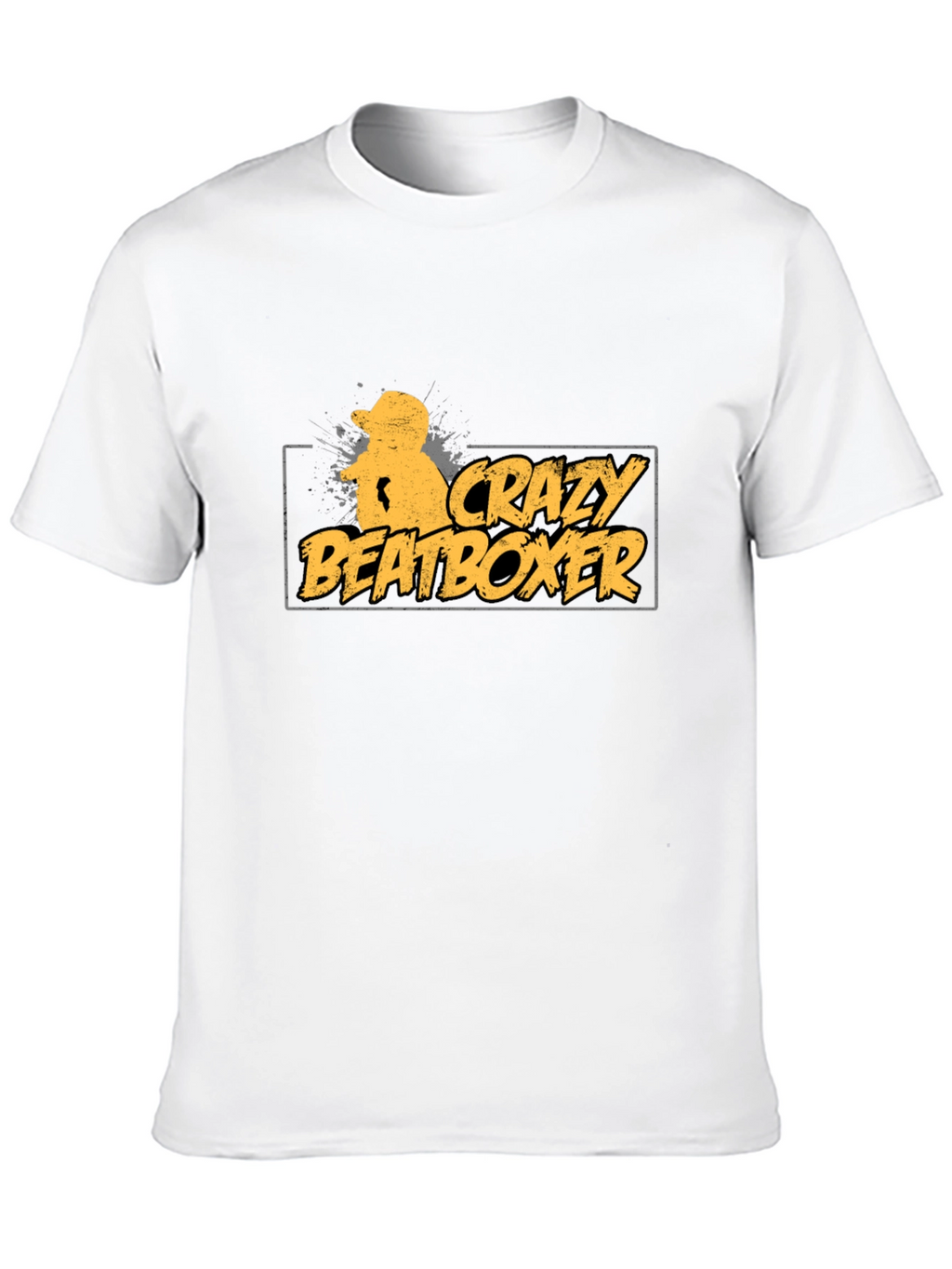 Crazy Beatboxer Black T-Shirt
