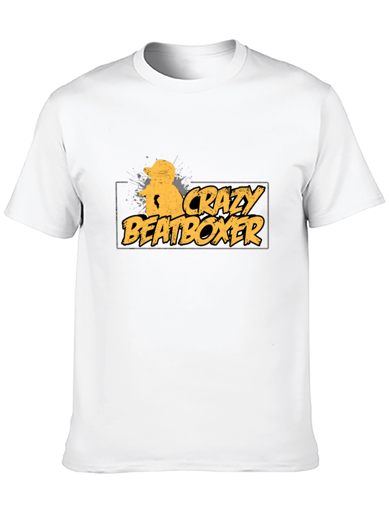 Crazy Beatboxer Black T-Shirt