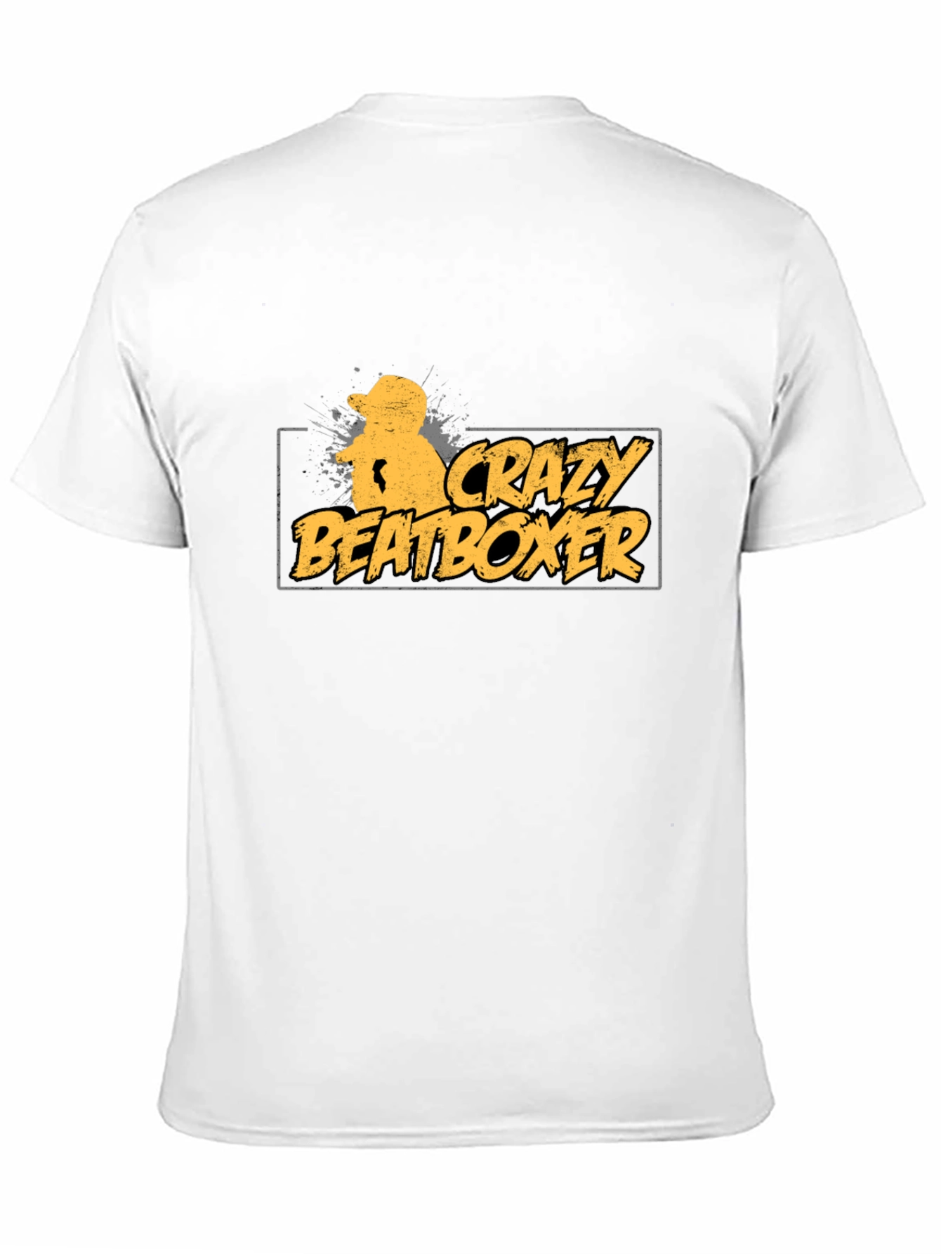 Crazy Beatboxer Black T-Shirt