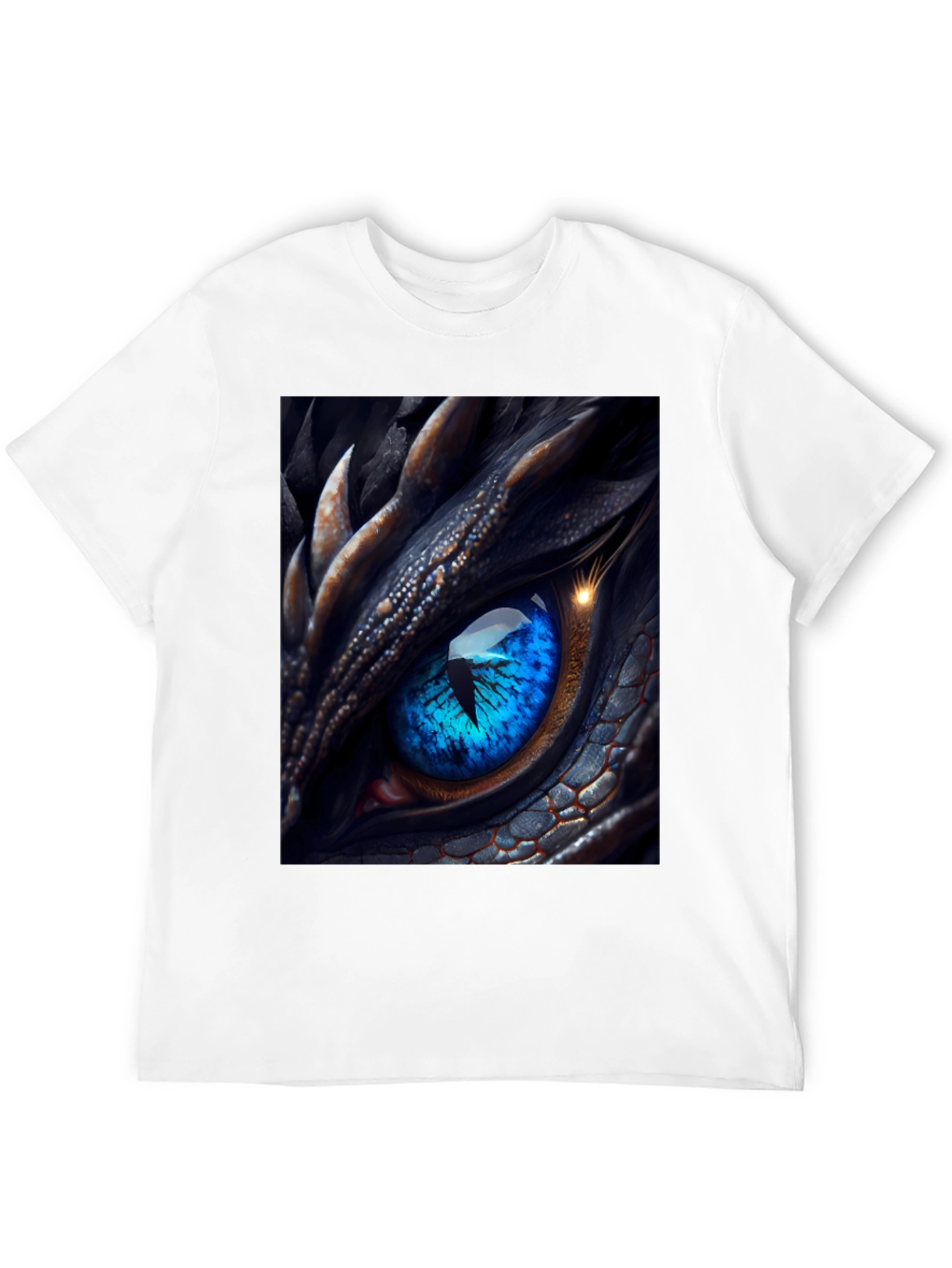 Dragon Eye Graphic T-Shirt - Mens Black Tee