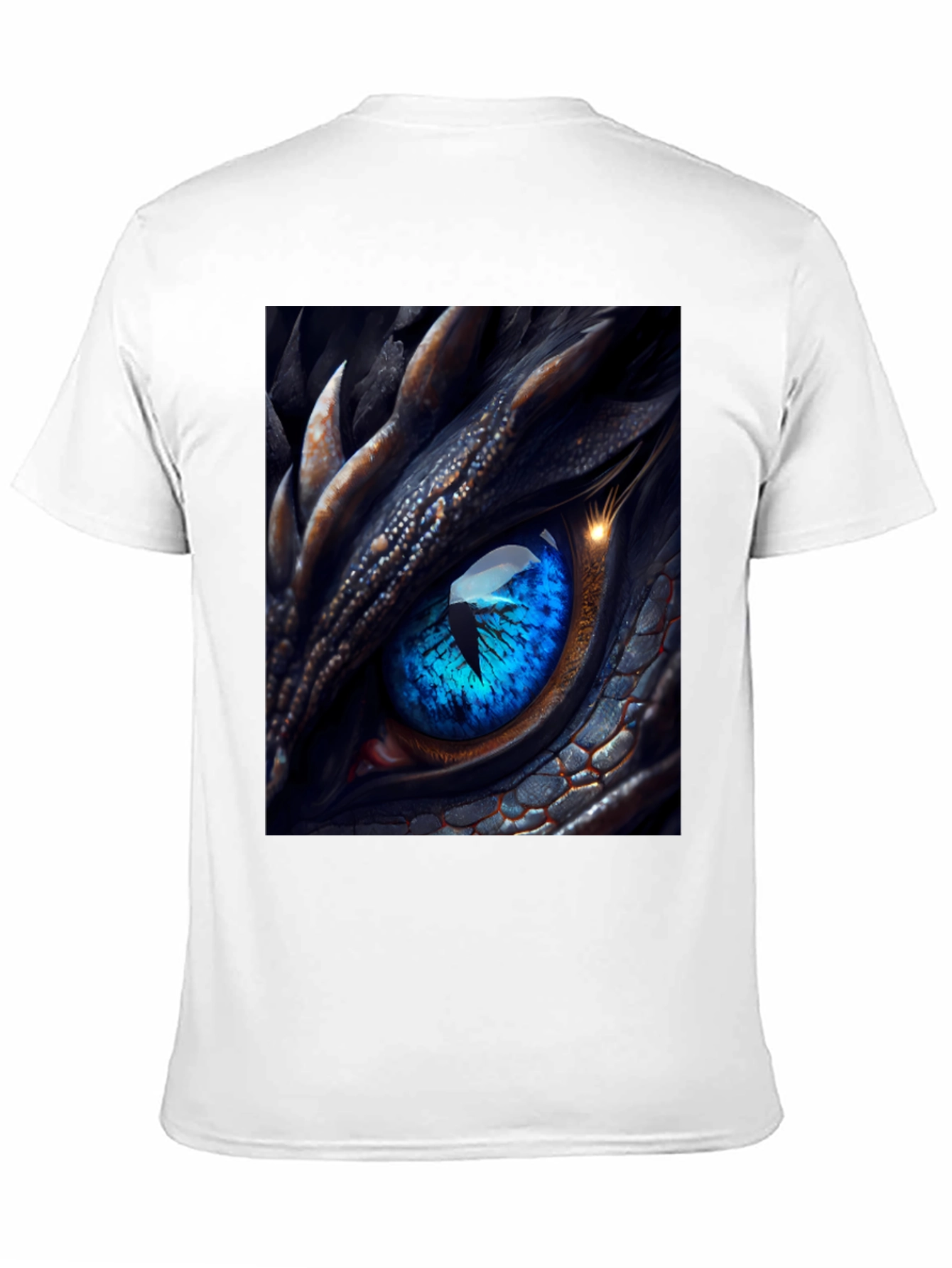 Dragon Eye Graphic T-Shirt - Mens Black Tee