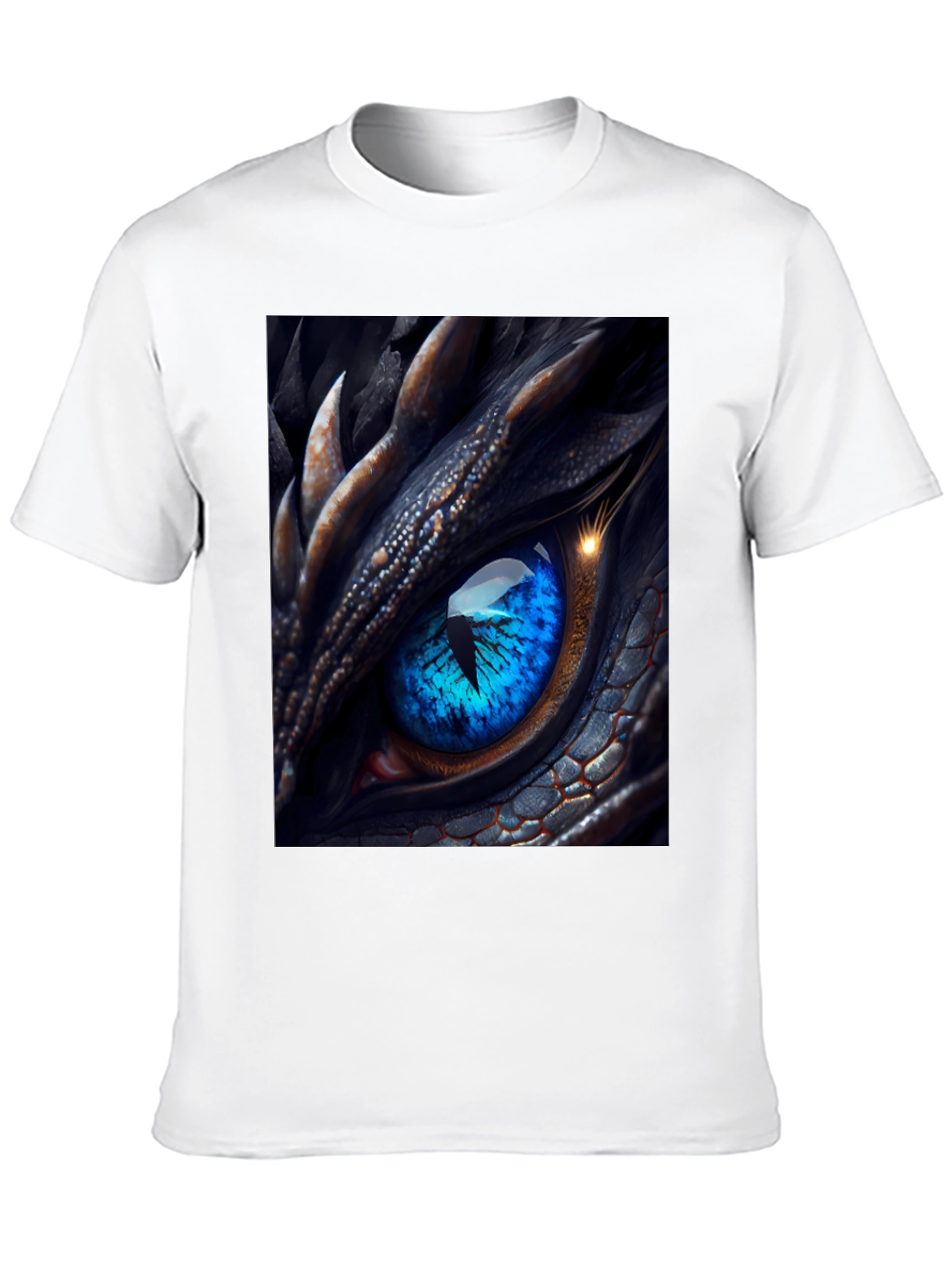 Dragon Eye Graphic T-Shirt - Mens Black Tee