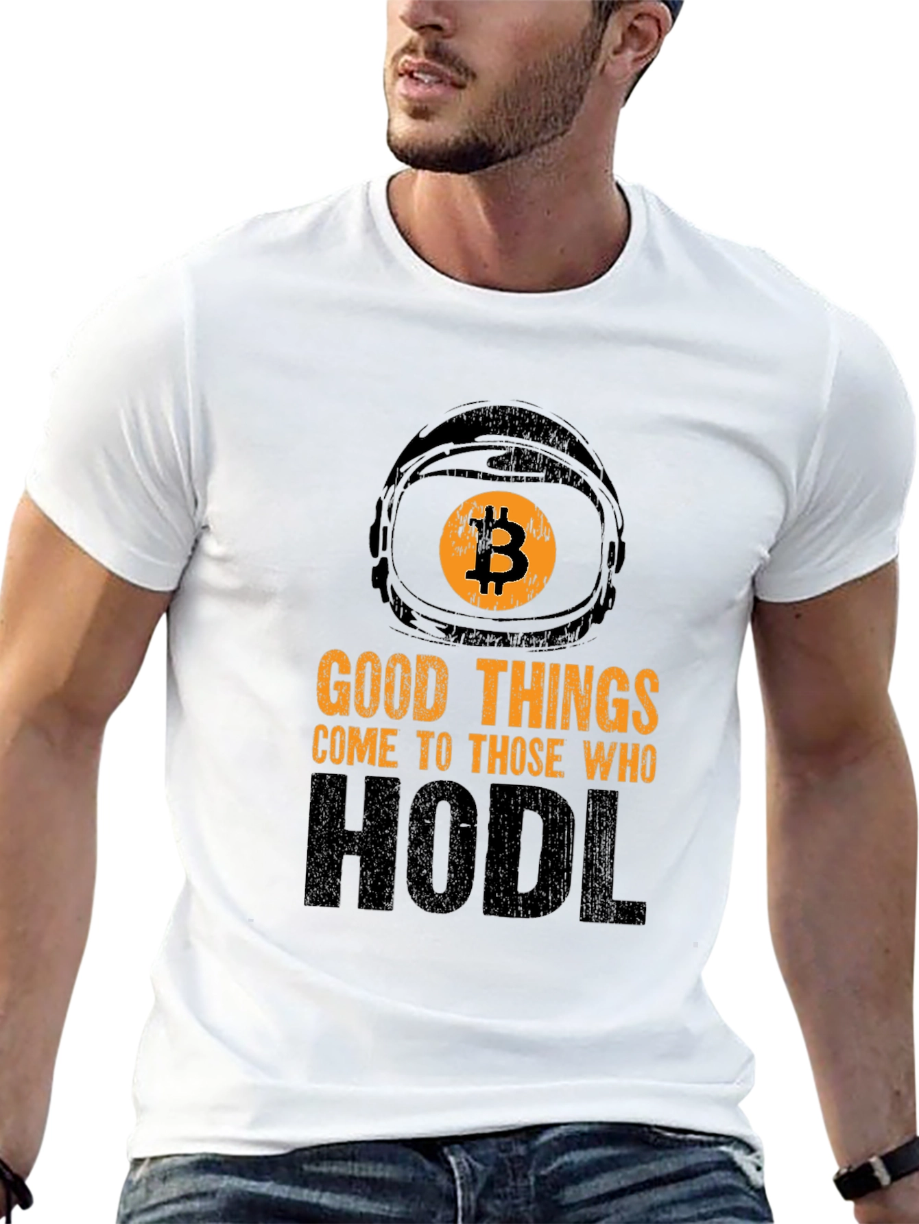 Bitcoin HODL T-Shirt - Crypto Astronaut