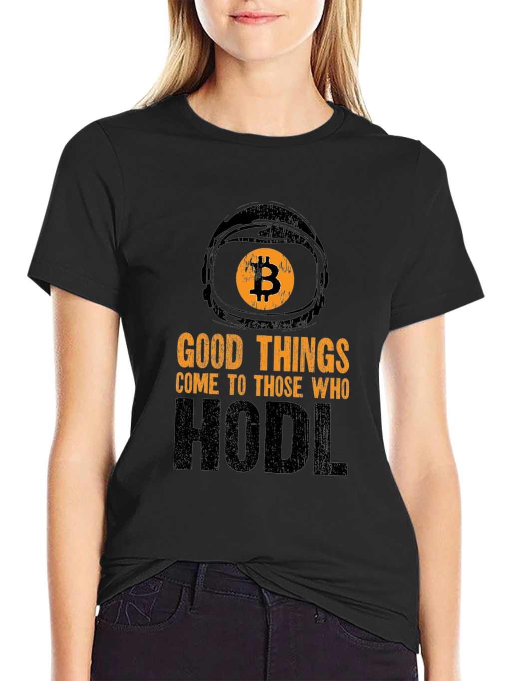Bitcoin HODL T-Shirt - Crypto Astronaut