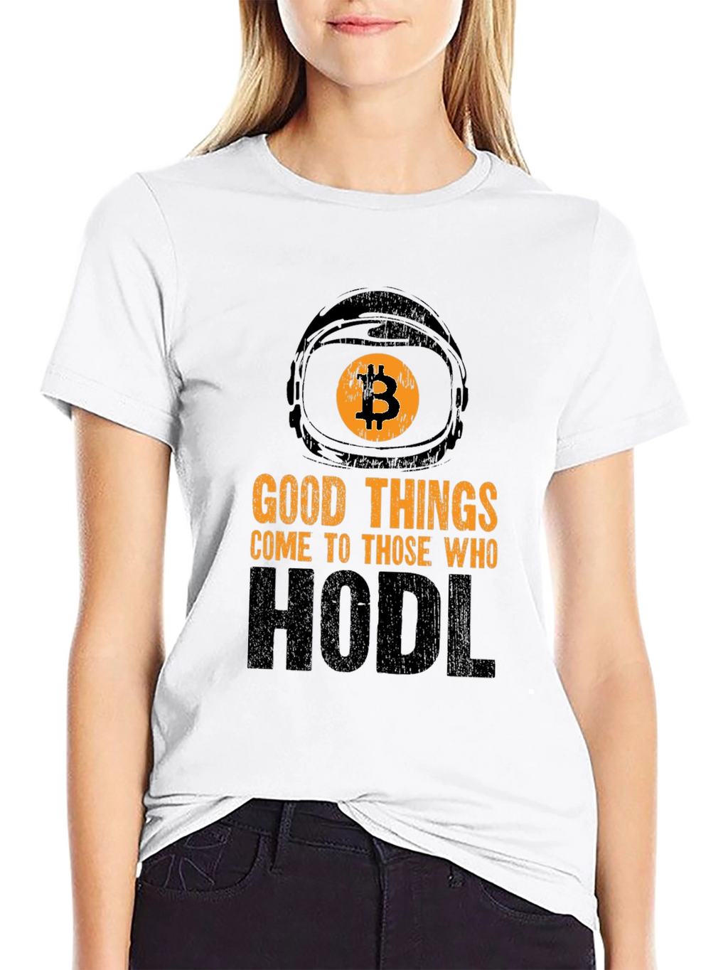 Bitcoin HODL T-Shirt - Crypto Astronaut