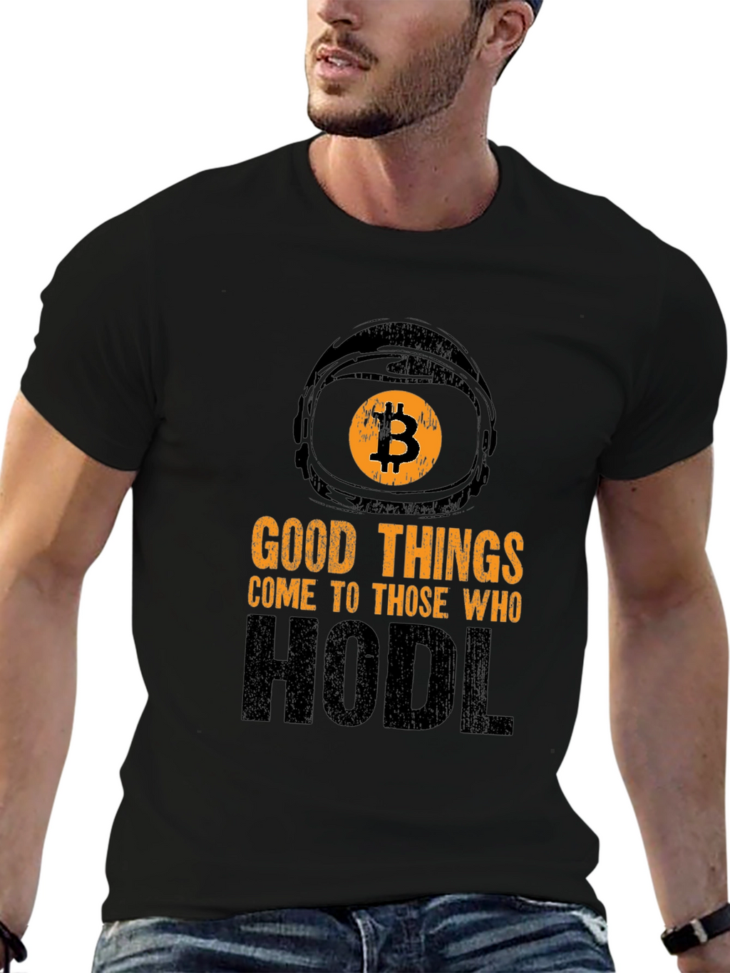 Bitcoin HODL T-Shirt - Crypto Astronaut