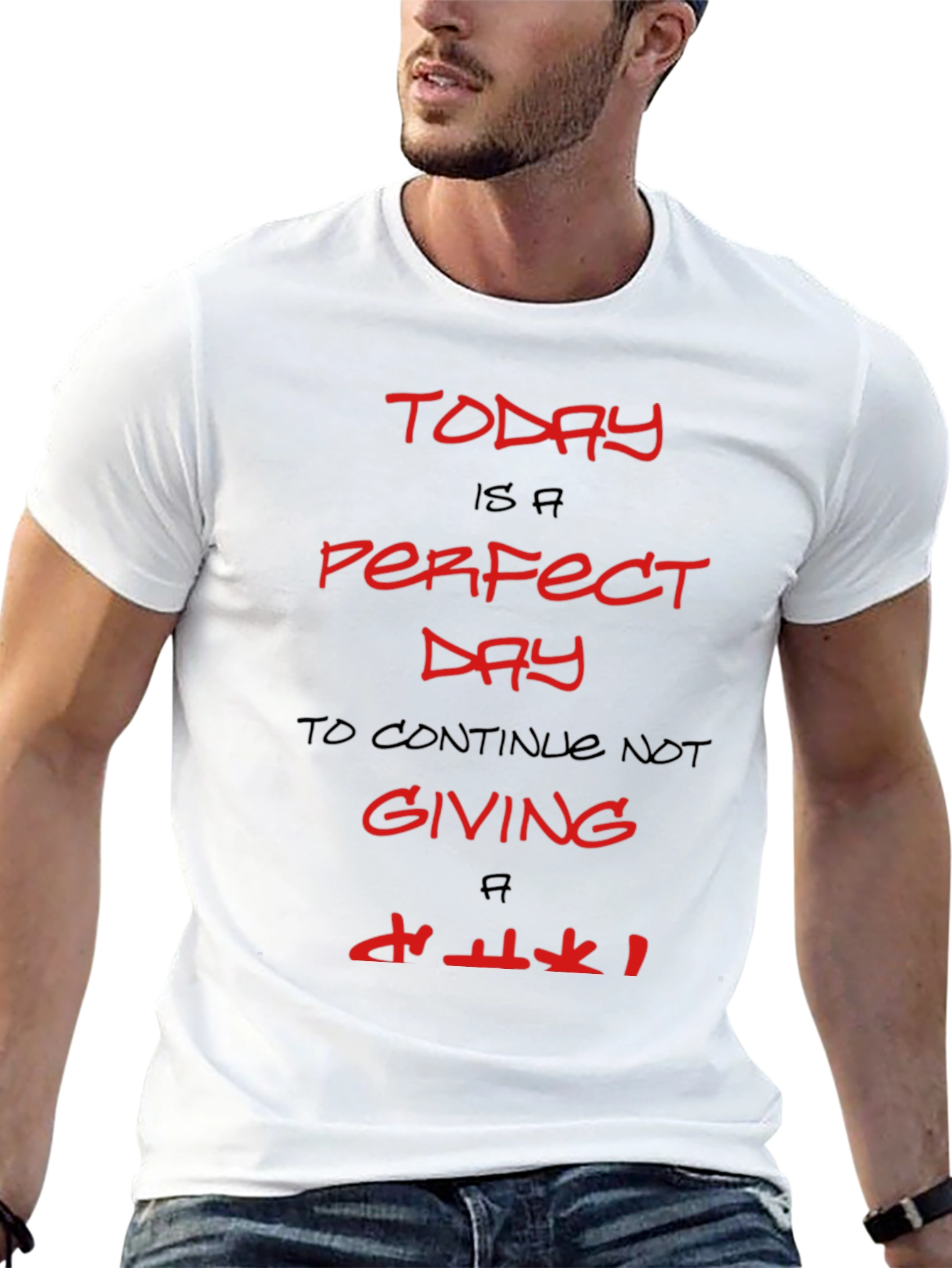 Today is a Perfect Day Graphic Tee - Black