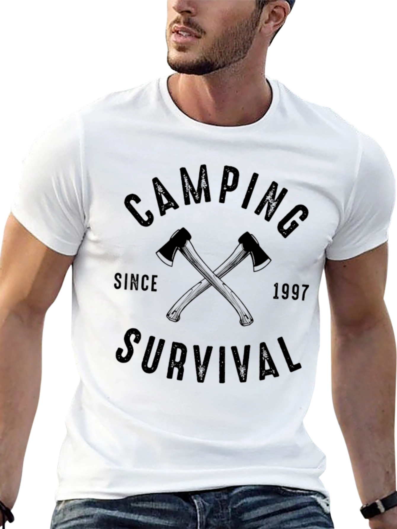Camping Survival Axe T-Shirt - Since 1997 Graphic Tee