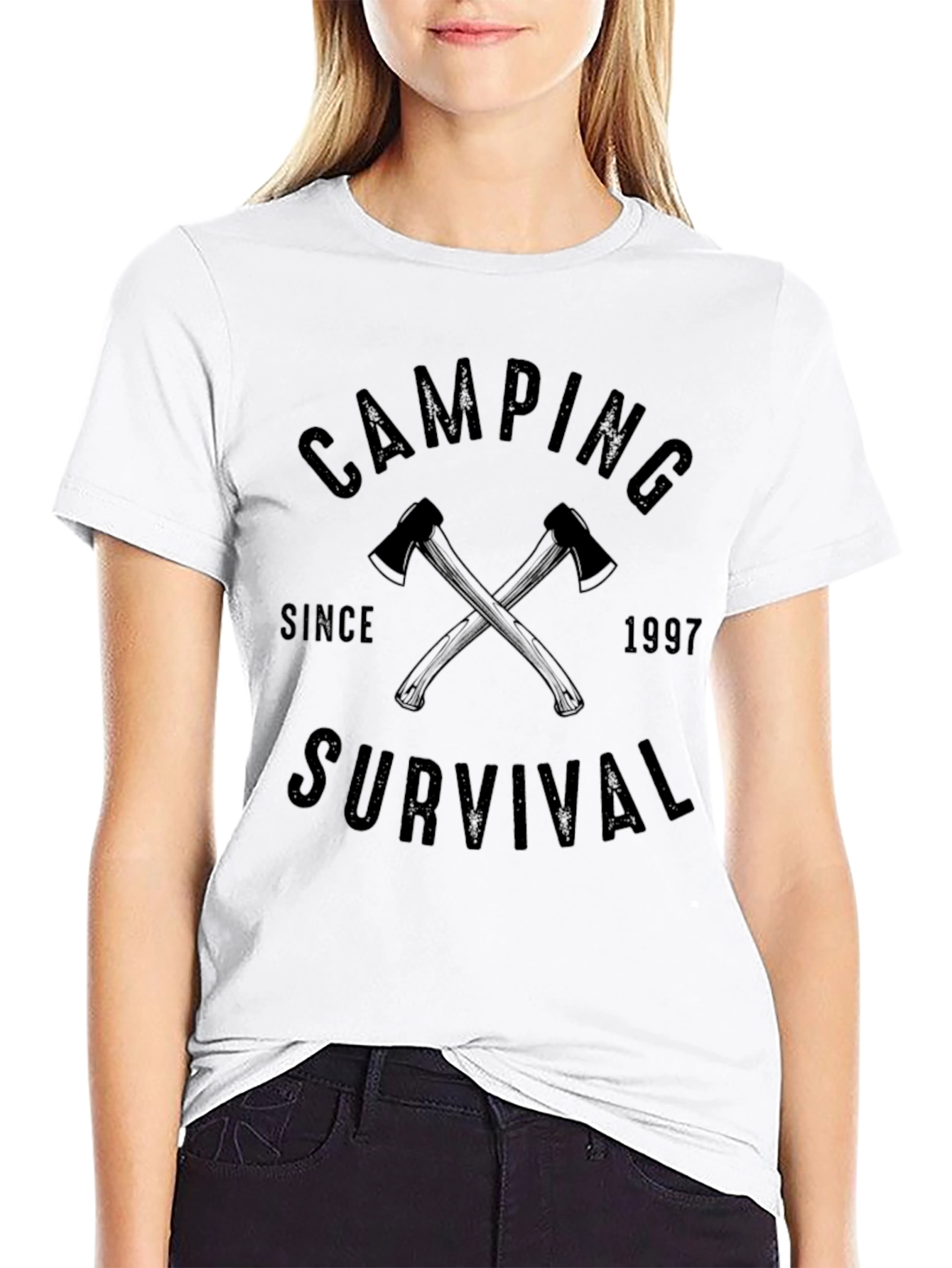Camping Survival Axe T-Shirt - Since 1997 Graphic Tee