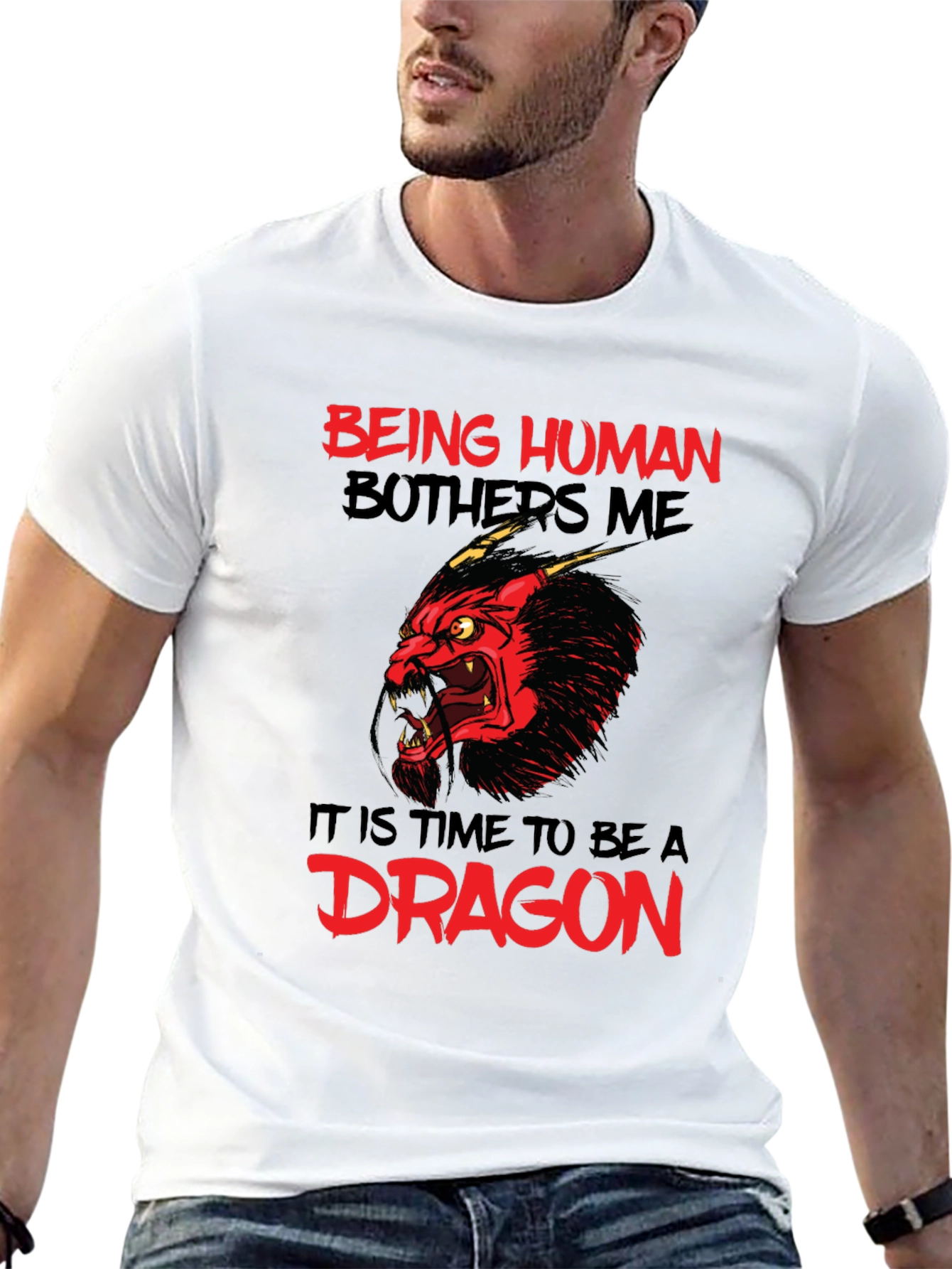 Being Human Bothers Me Dragon Graphic Tee