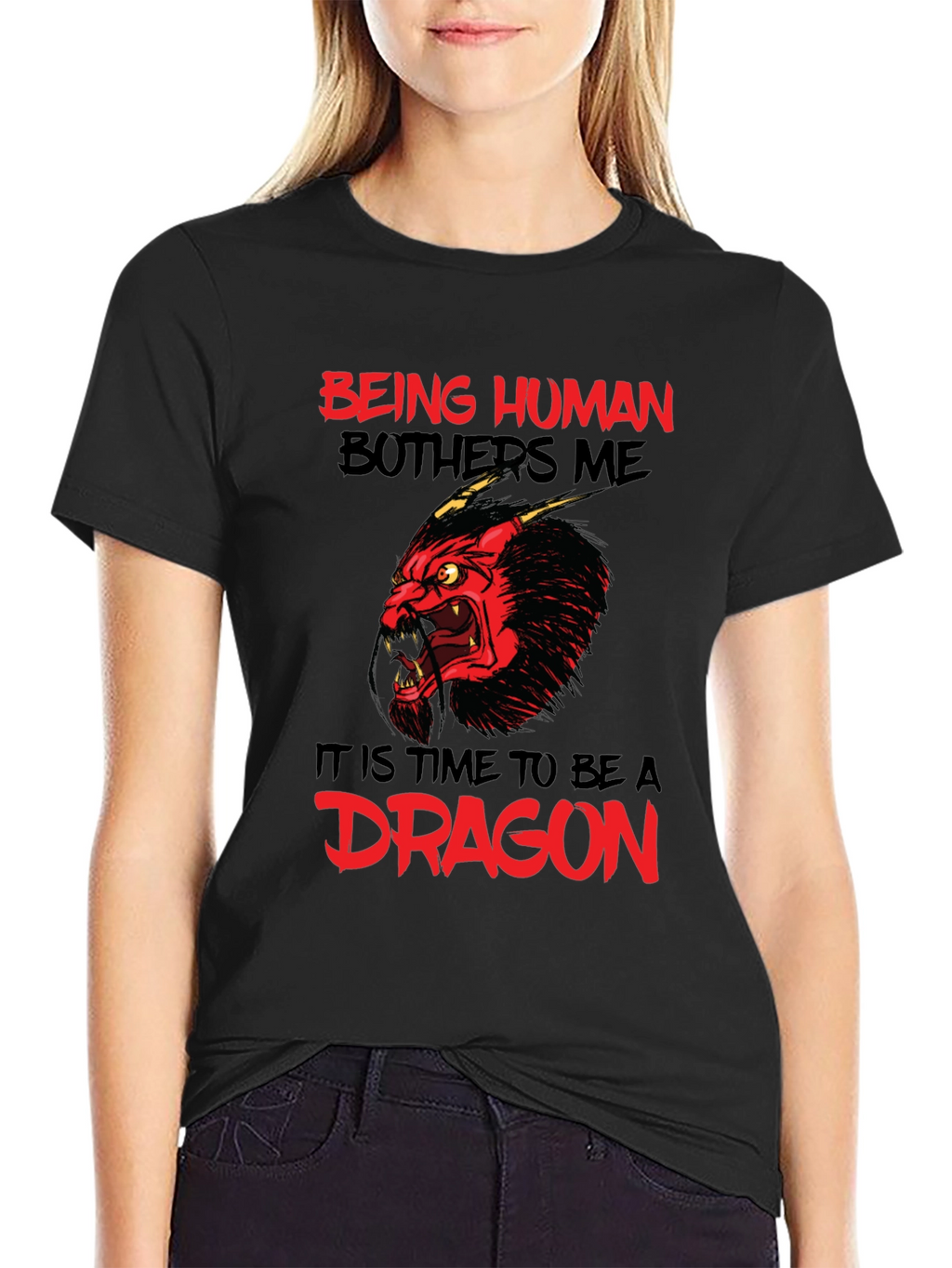 Being Human Bothers Me Dragon Graphic Tee