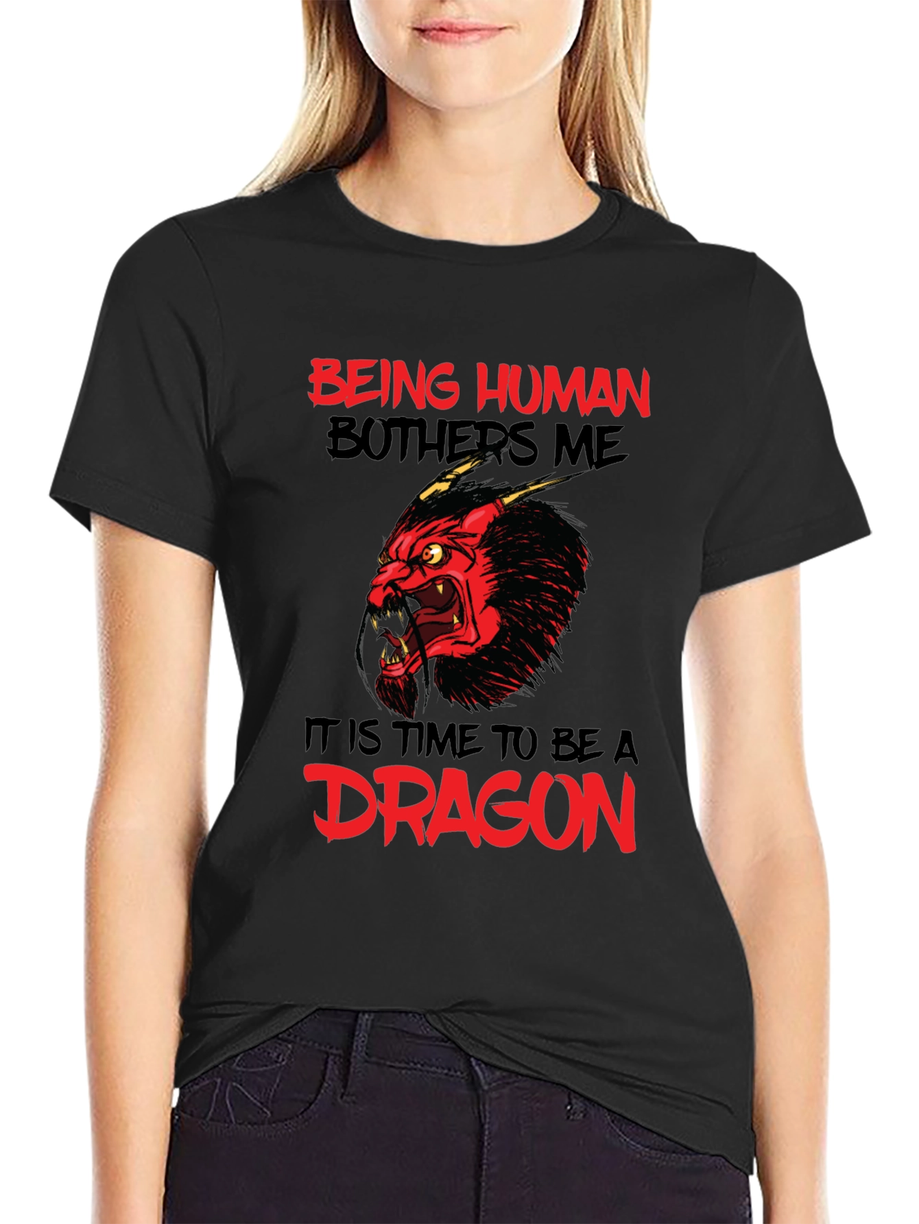 Being Human Bothers Me Dragon Graphic Tee