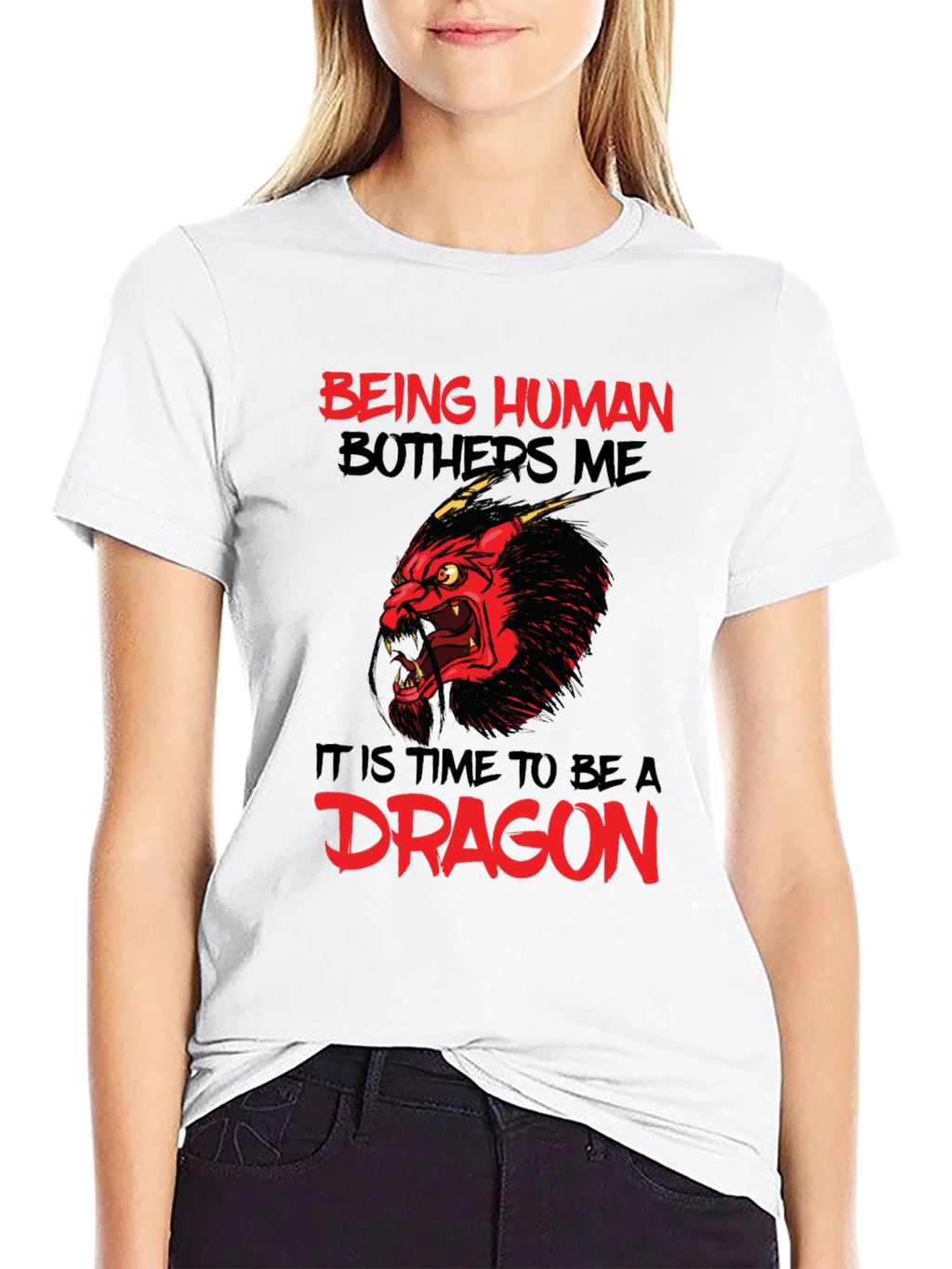 Being Human Bothers Me Dragon Graphic Tee