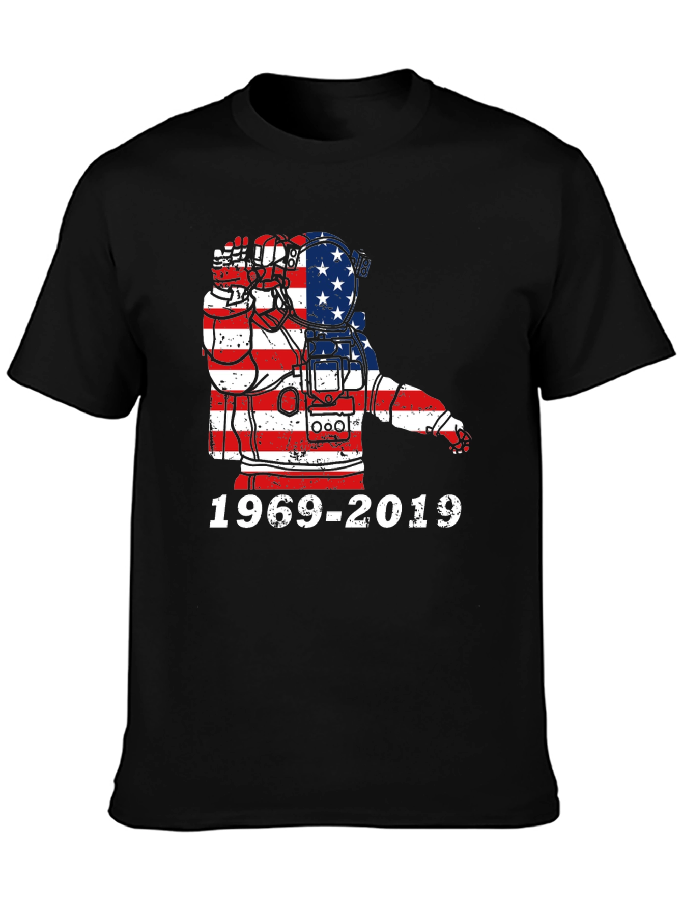 American Flag Firefighter Tribute T-Shirt