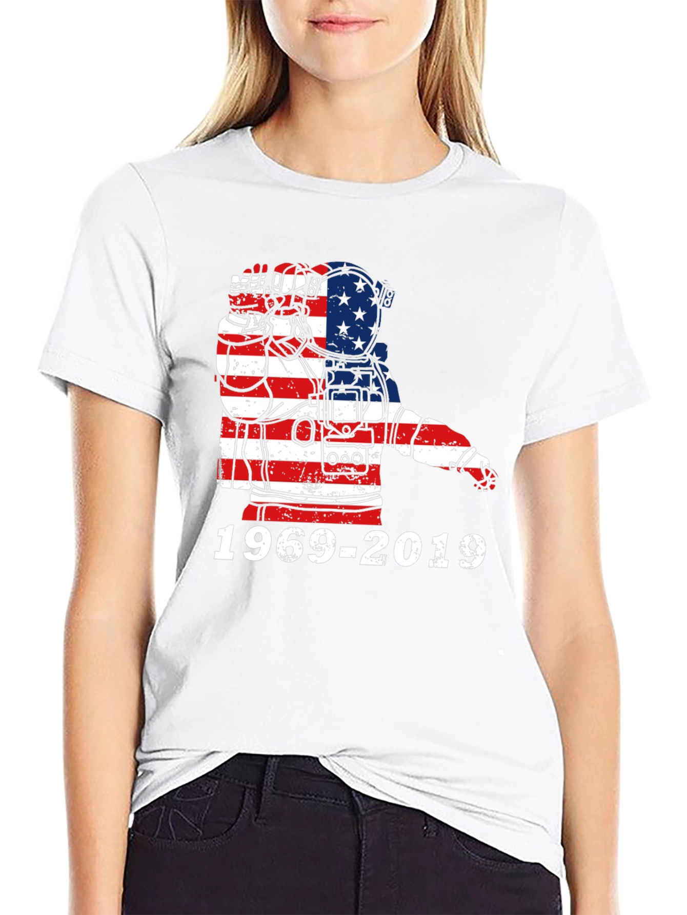 American Flag Firefighter Tribute T-Shirt