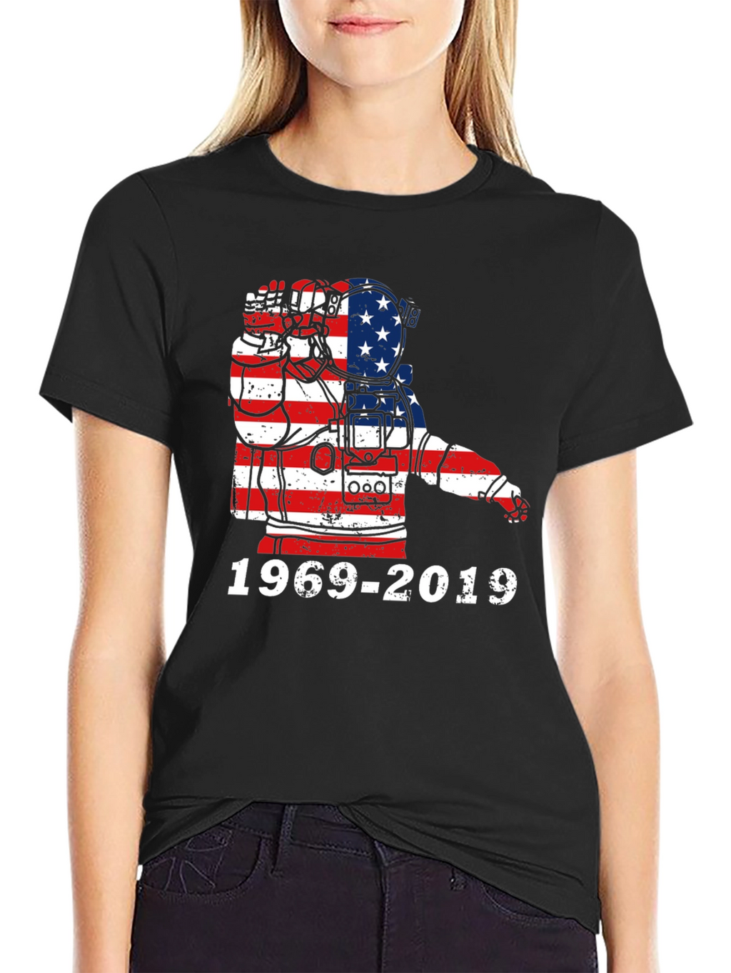 American Flag Firefighter Tribute T-Shirt