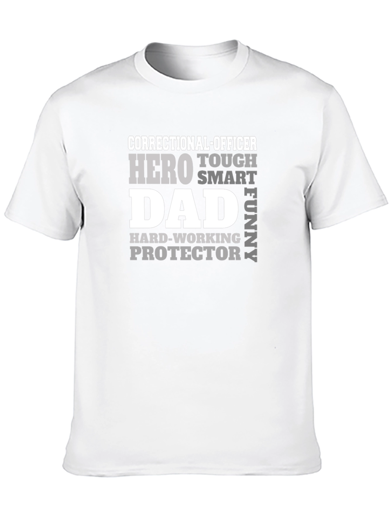 Correctional Officer Dad T-Shirt - Hero Protector Funny