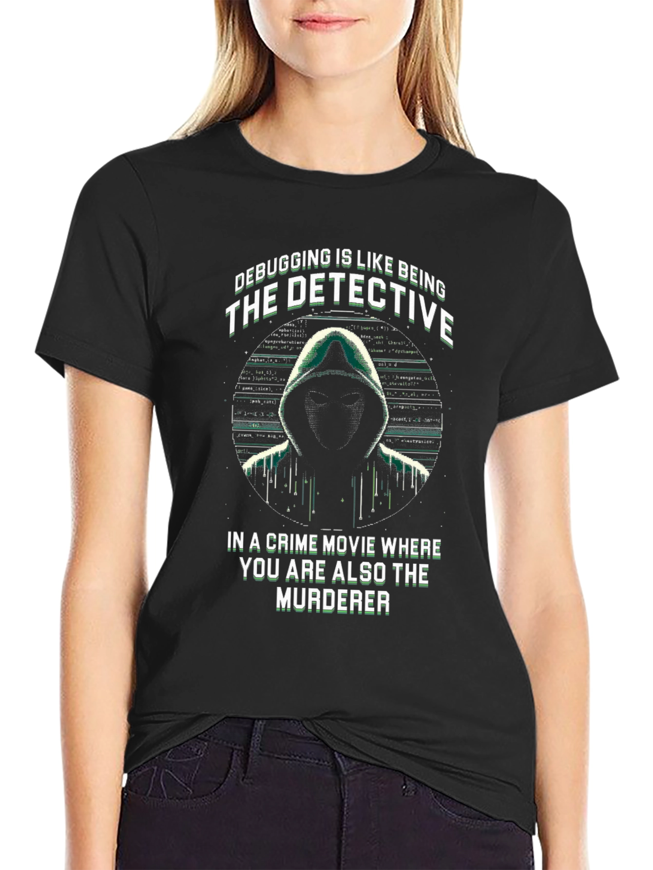 Debugging Detective T-Shirt - Programmer Humor Tee