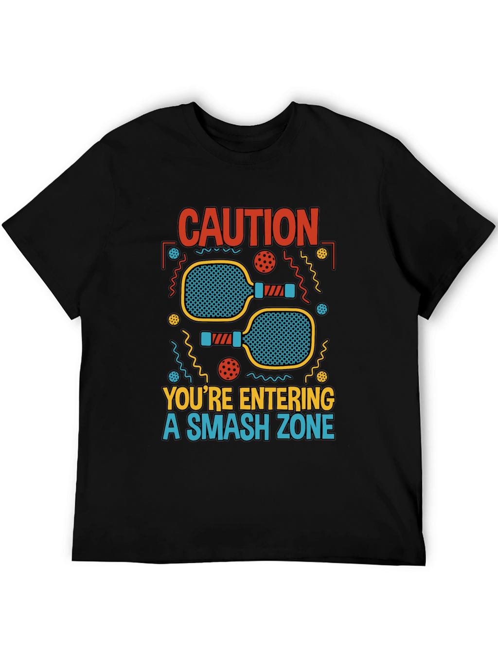 Caution Smash Zone Graphic T-Shirt
