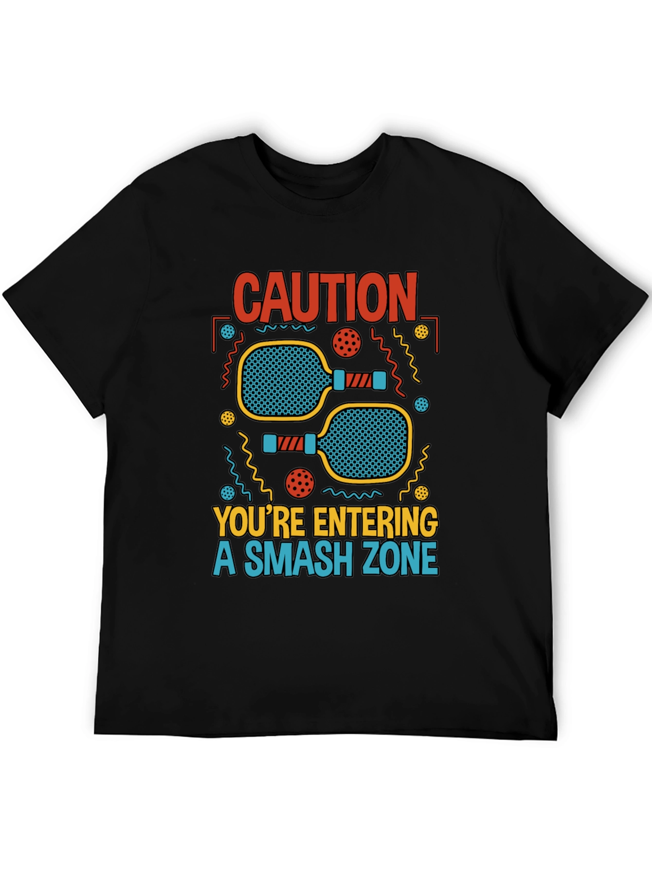Caution Smash Zone Graphic T-Shirt