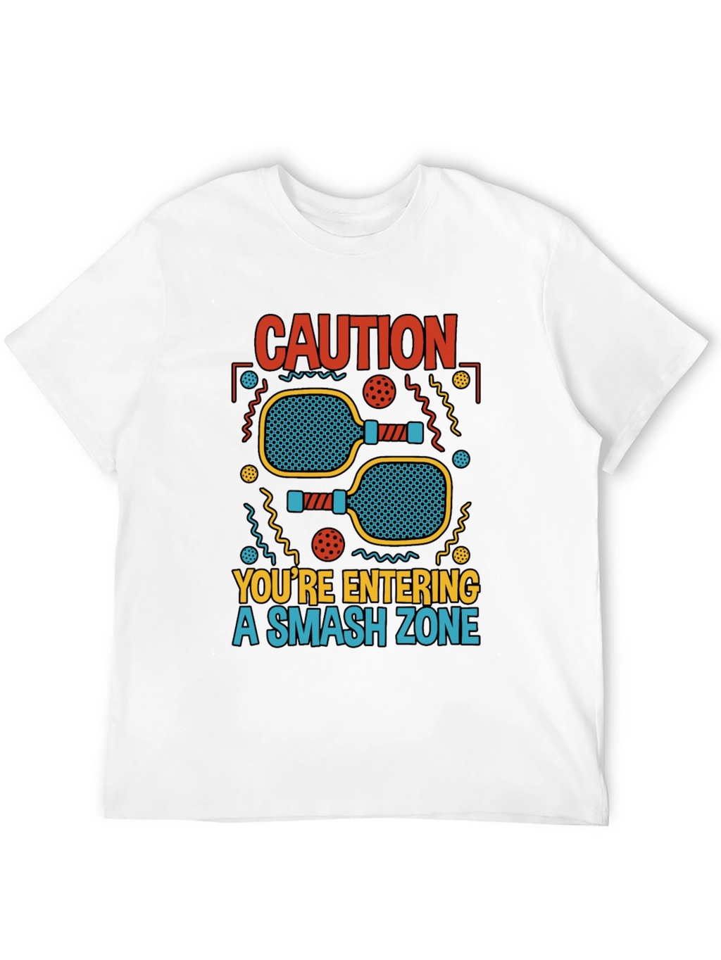 Caution Smash Zone Graphic T-Shirt