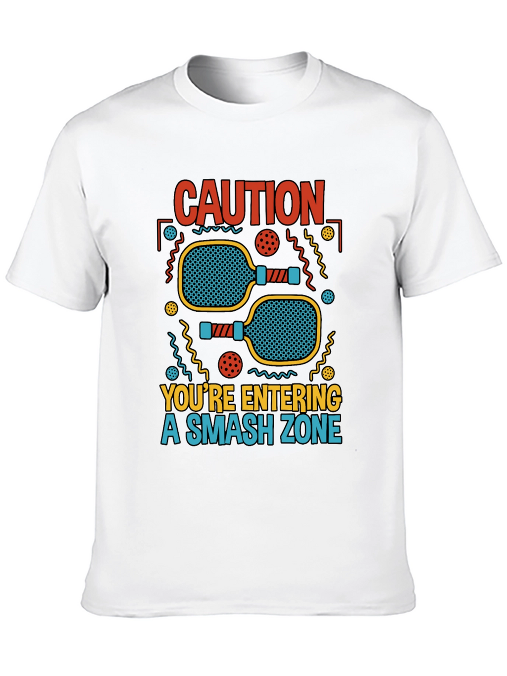 Caution Smash Zone Graphic T-Shirt