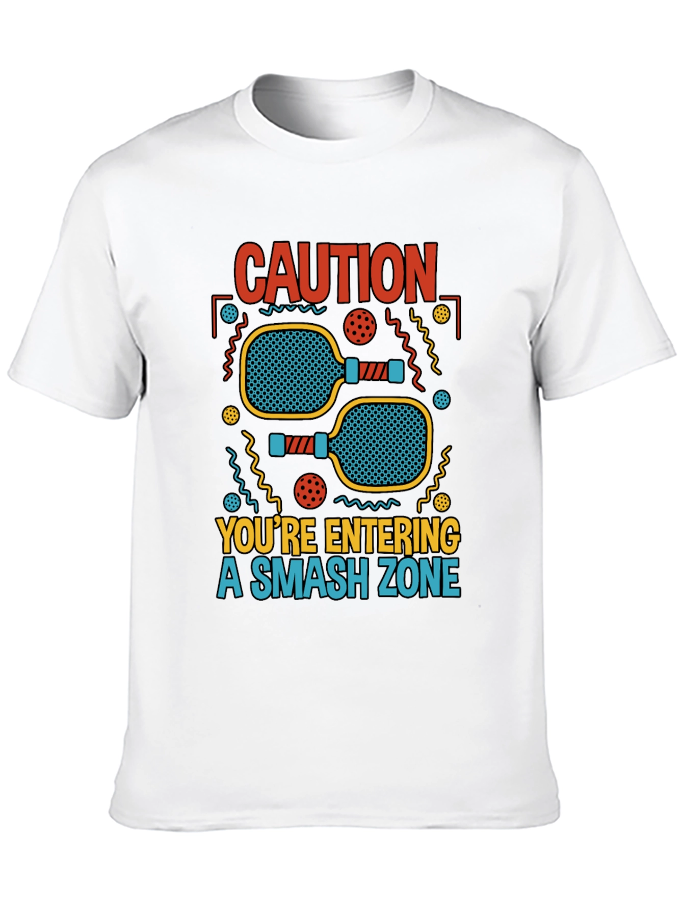 Caution Smash Zone Graphic T-Shirt