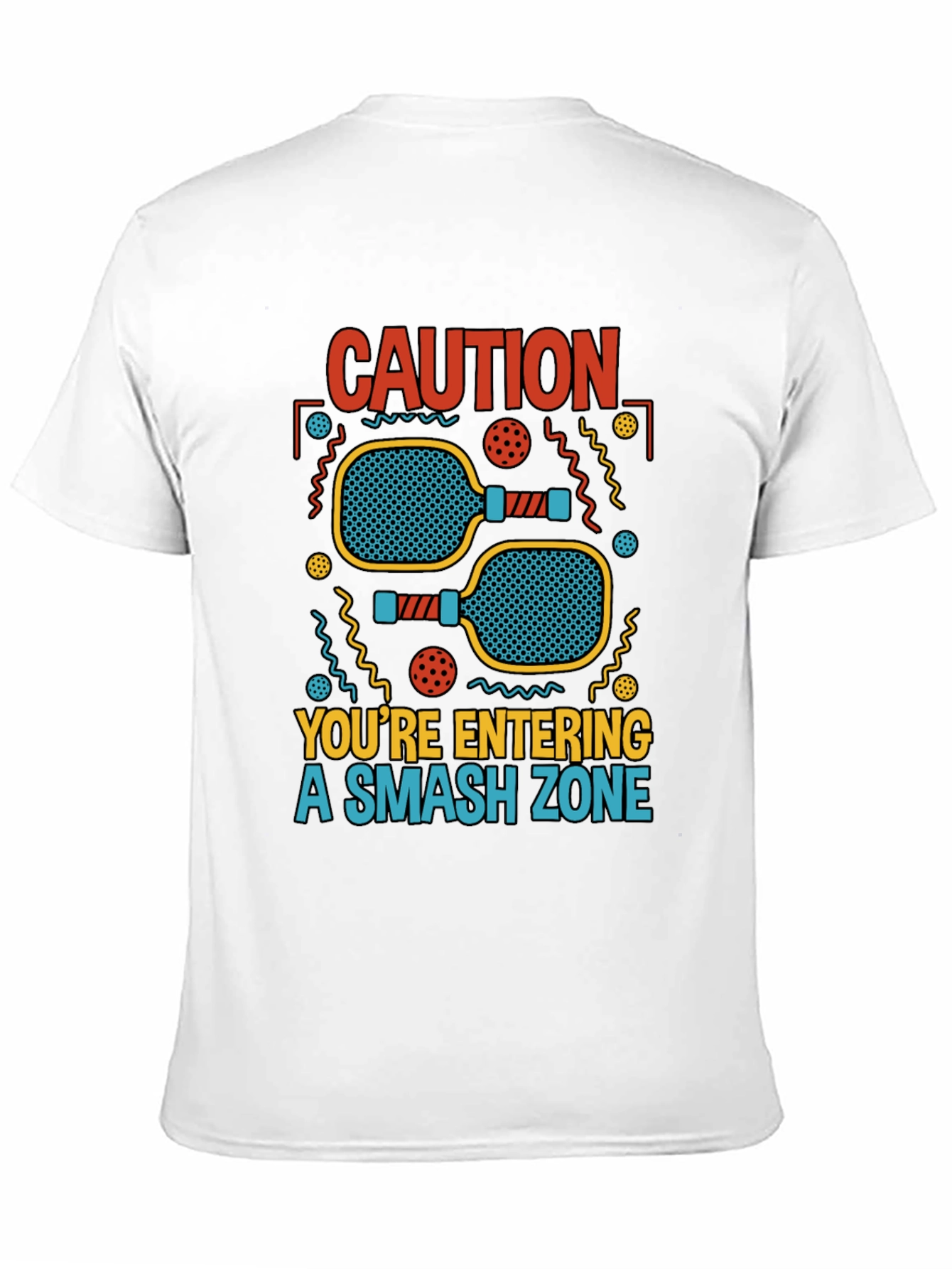 Caution Smash Zone Graphic T-Shirt