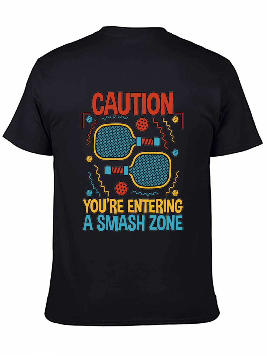 Caution Smash Zone Graphic T-Shirt