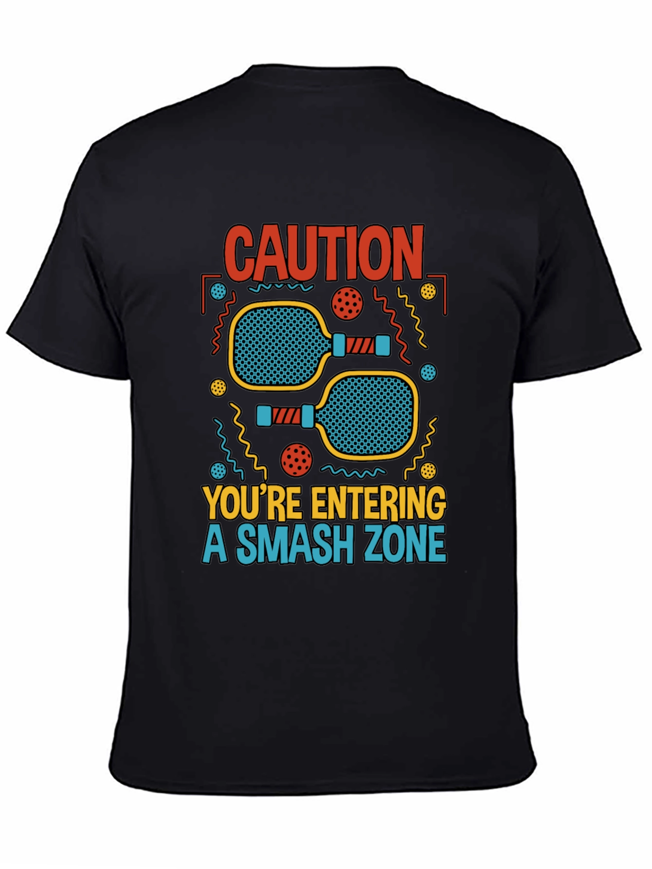 Caution Smash Zone Graphic T-Shirt